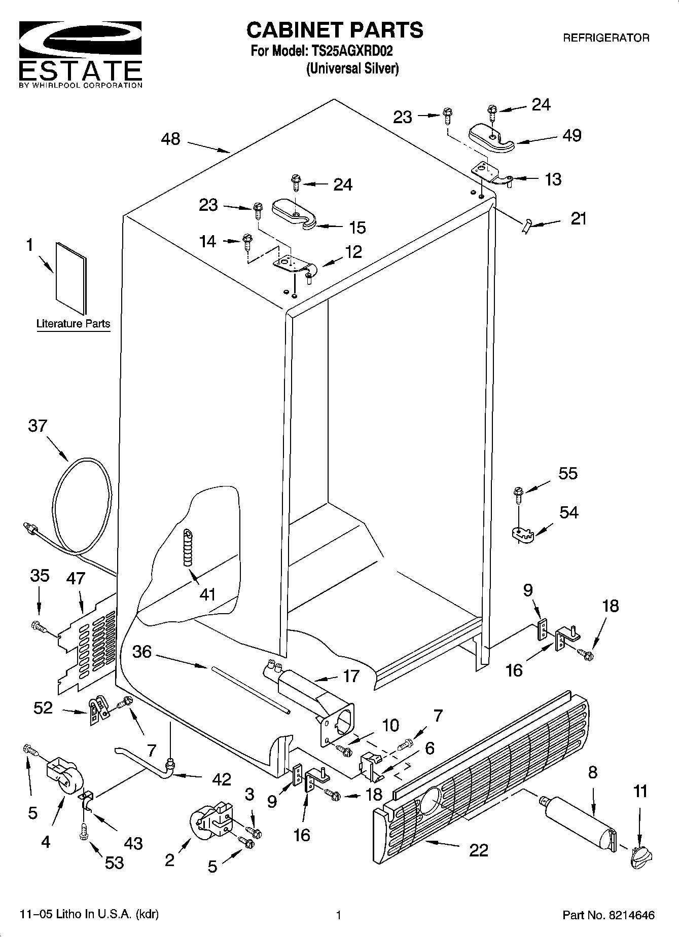 01 - CABINET PARTS