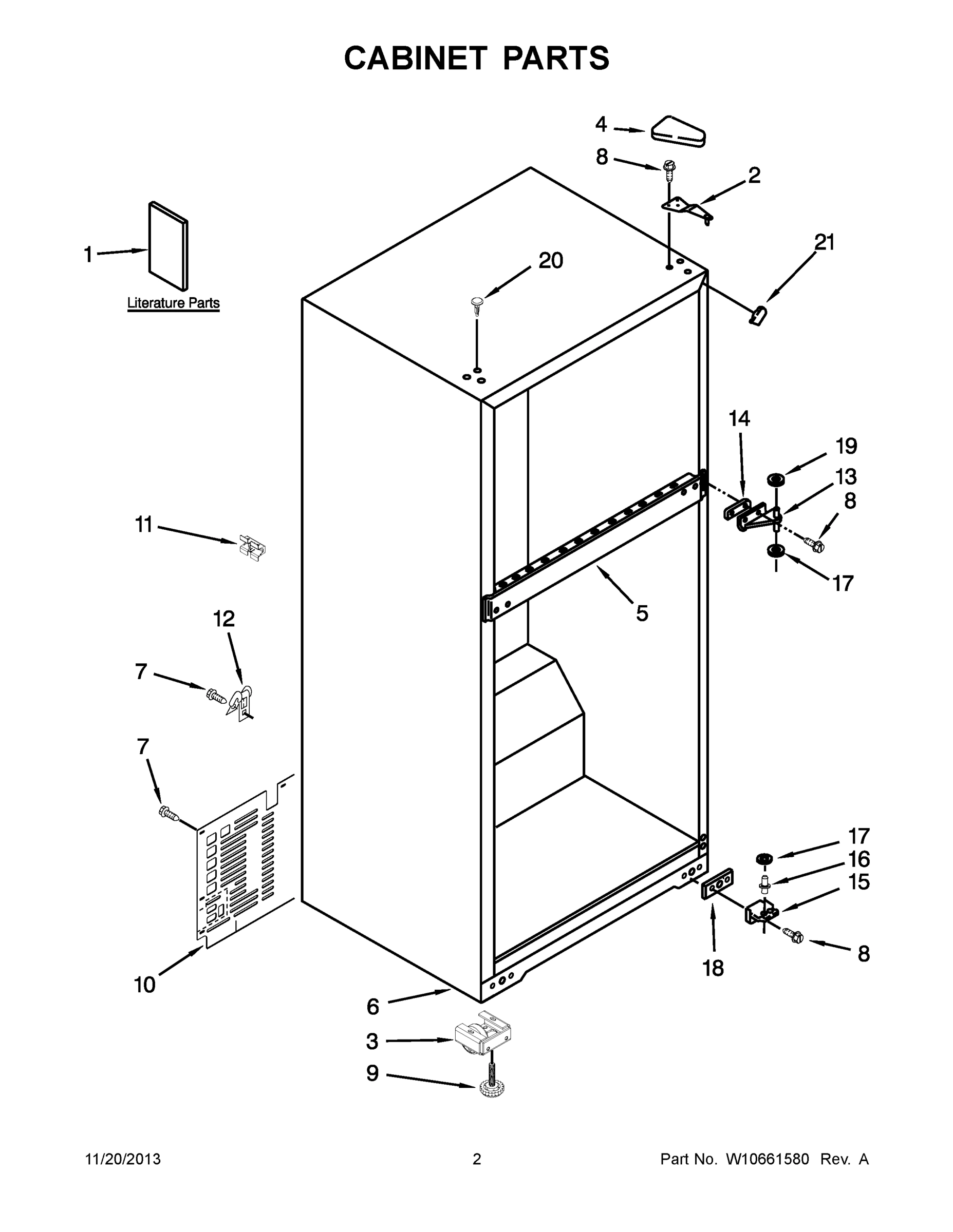 02 - CABINET PARTS