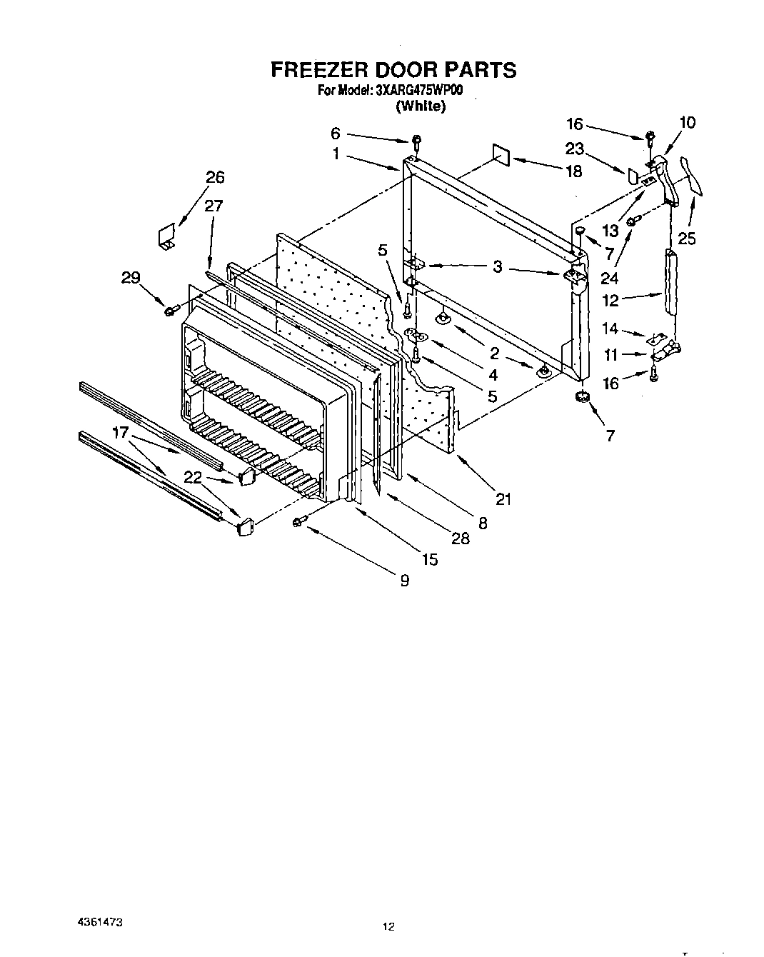 07 - FREEZER DOOR