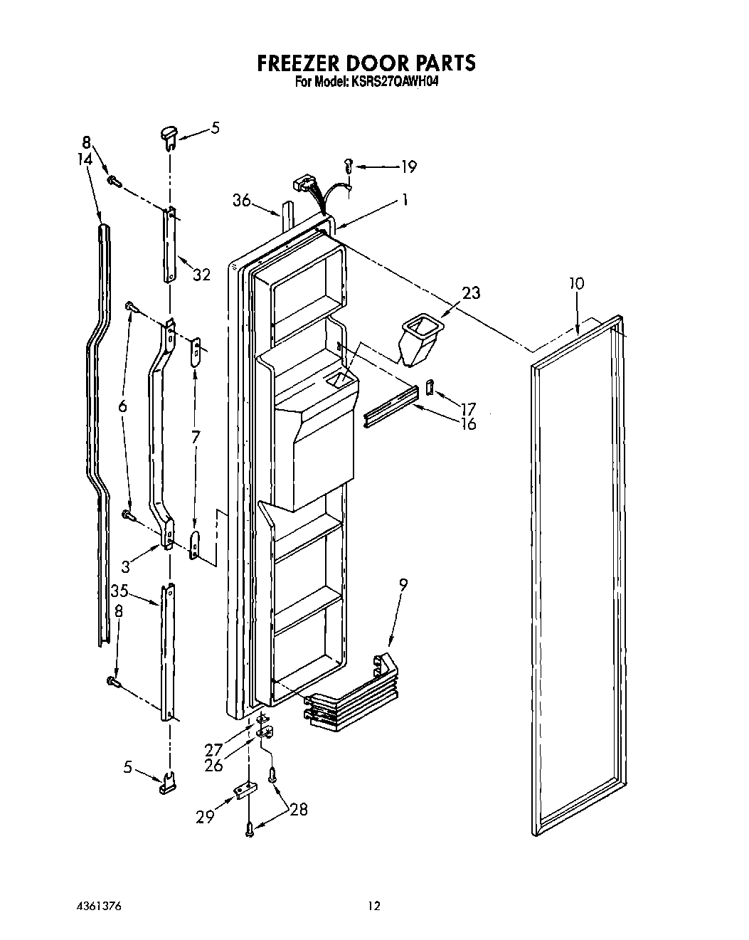08 - FREEZER DOOR