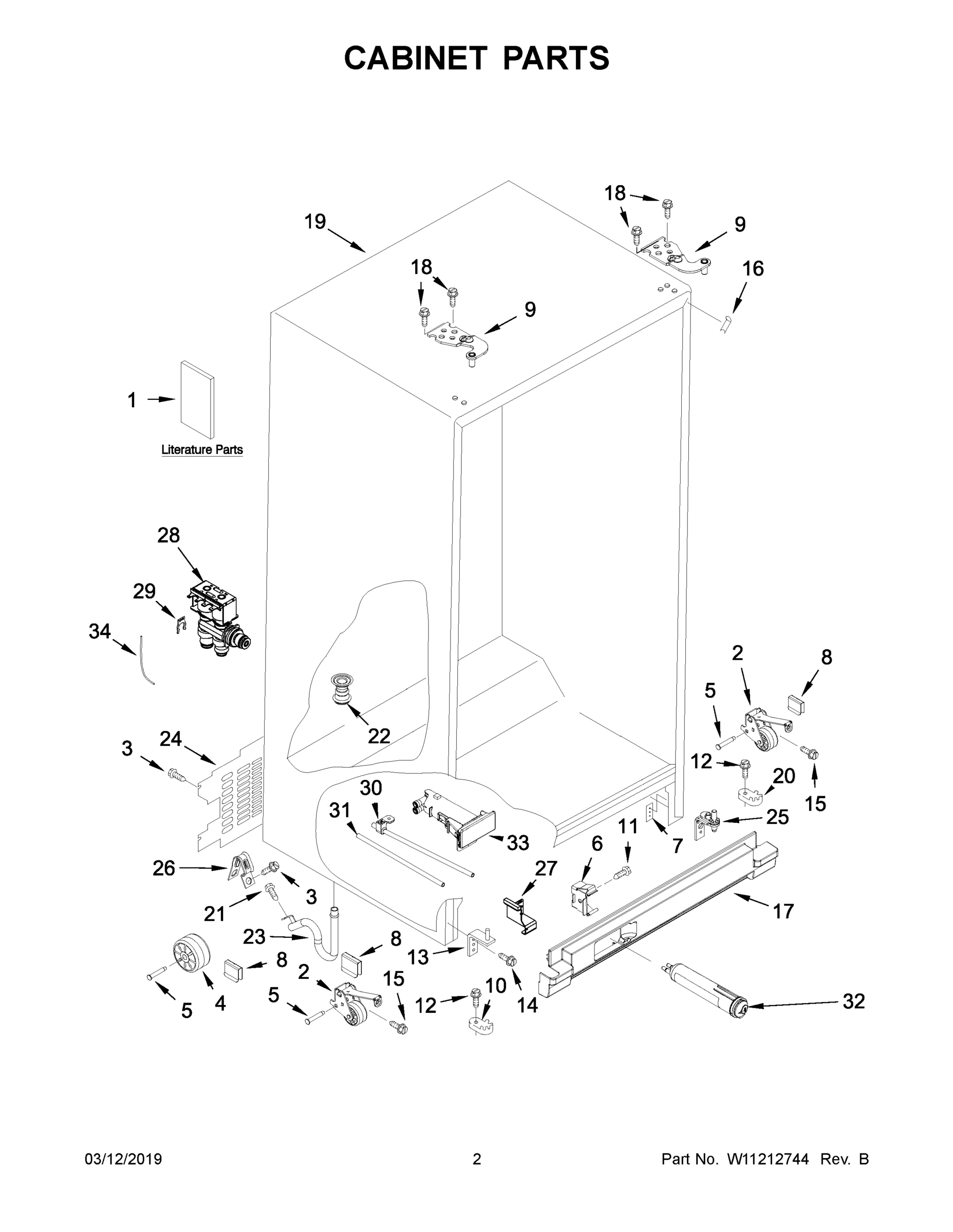 02 - CABINET PARTS