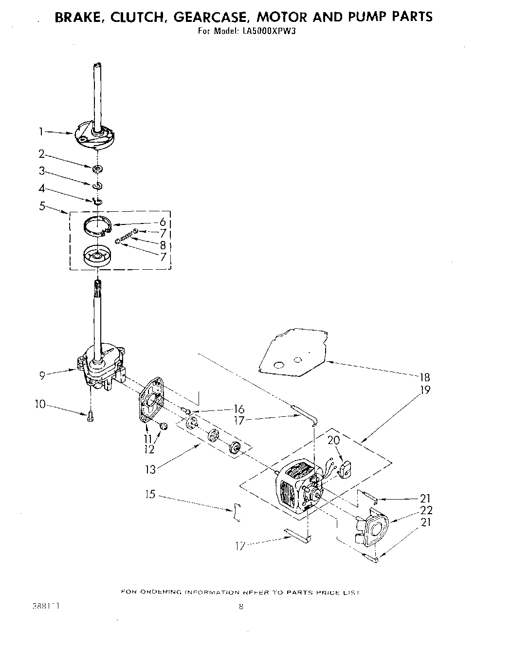 06 - BRAKE, CLUTCH, GEARCASE, MOTOR AND PUMP