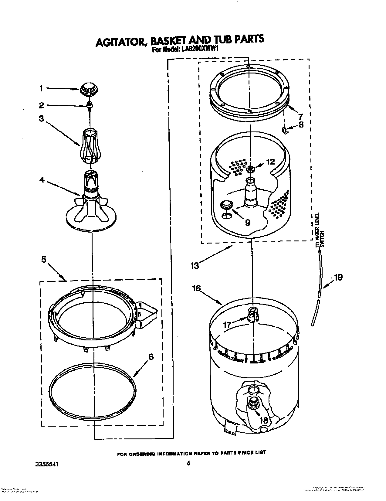 04 - AGITATOR, BASKET AND TUB