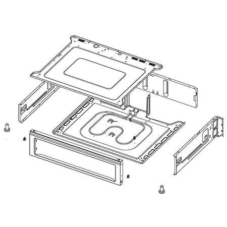 DG97-00071D Samsung Pedestal Assembly