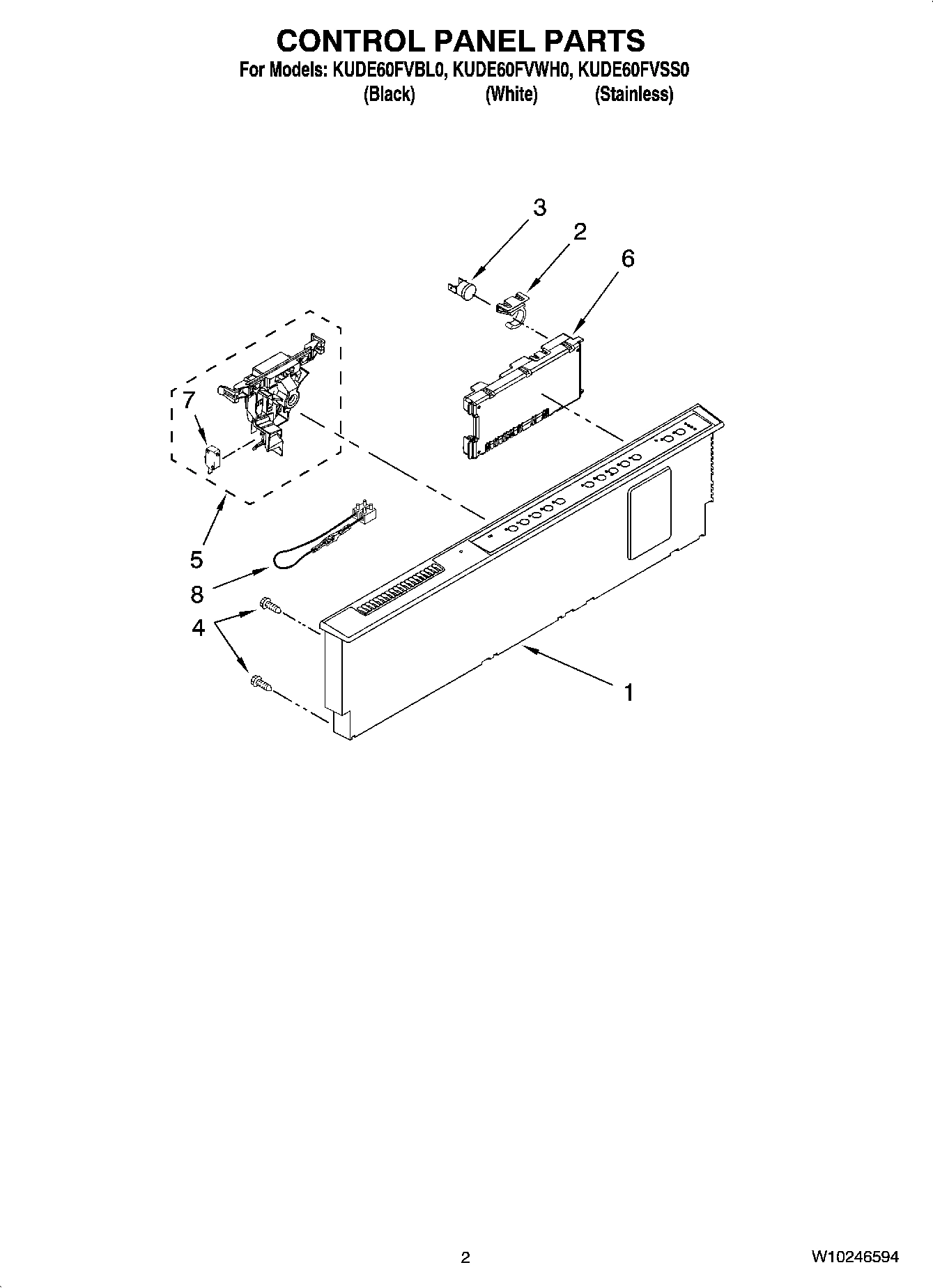 02 - CONTROL PANEL PARTS