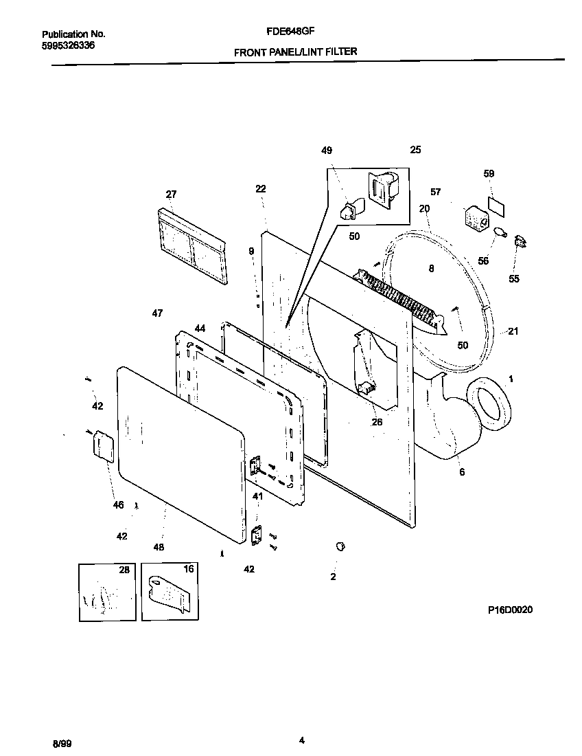 03 - P16D0020 FRNT PNL,DOOR