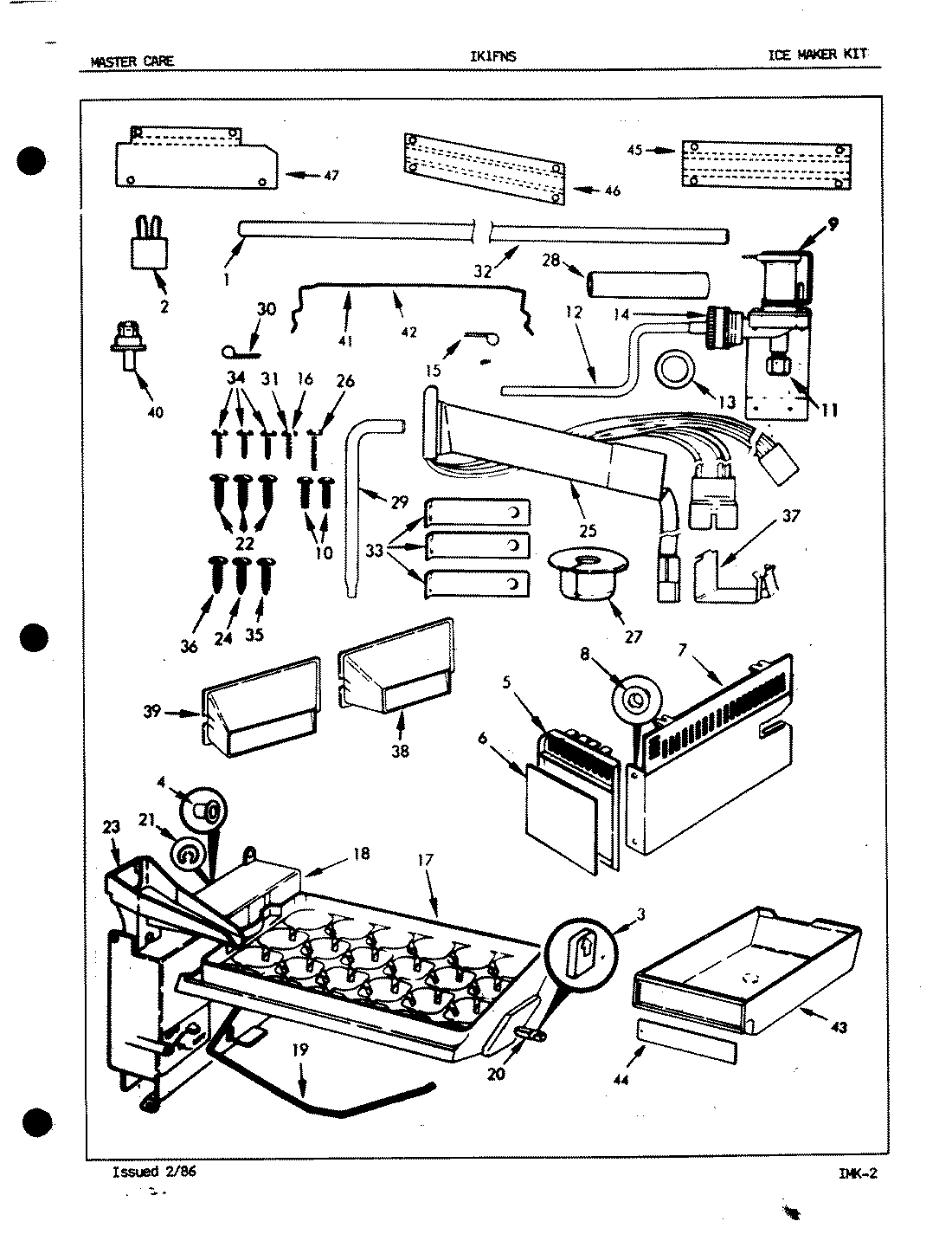01 - ICE MAKER KIT