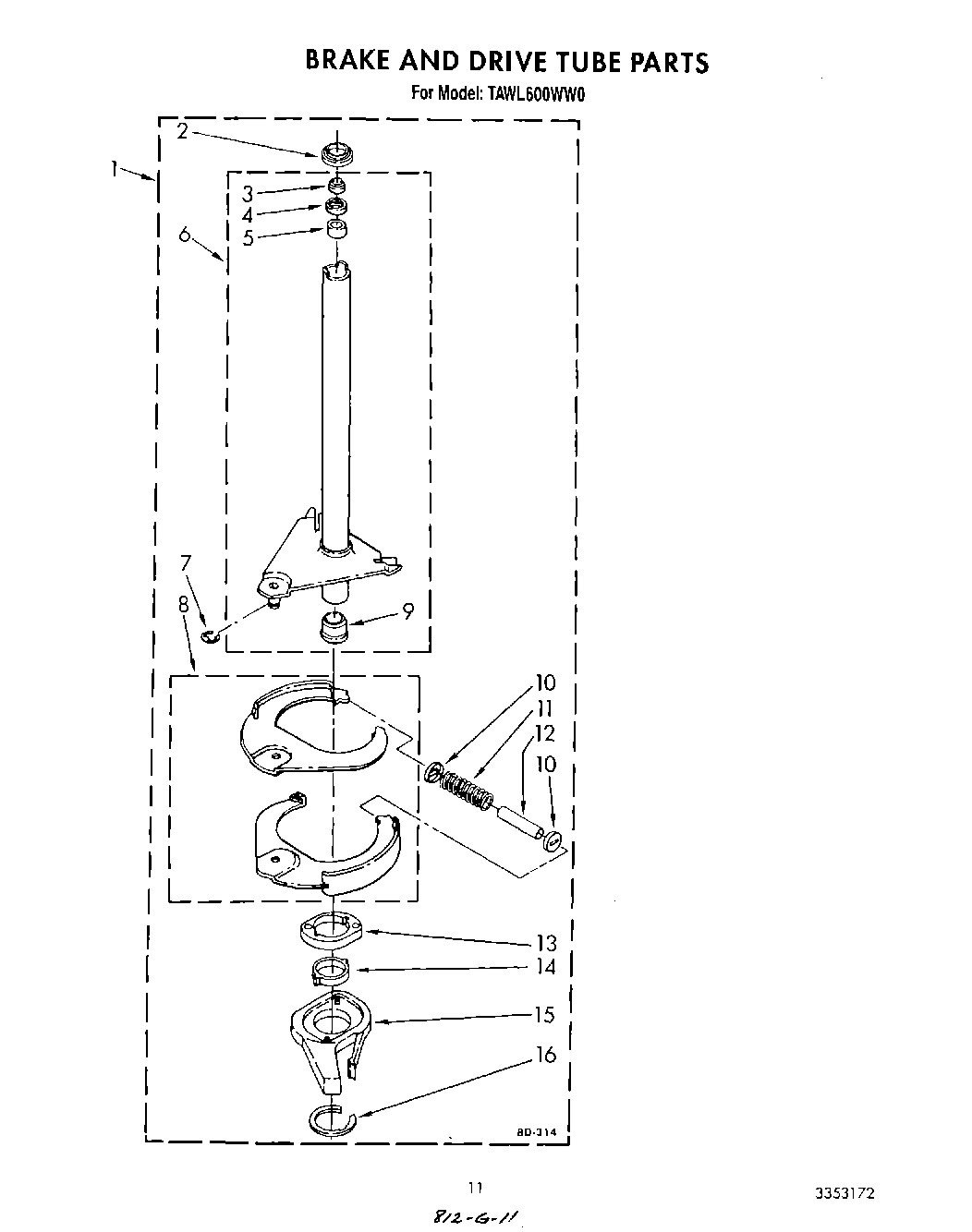09 - BRAKE AND DRIVE TUBE