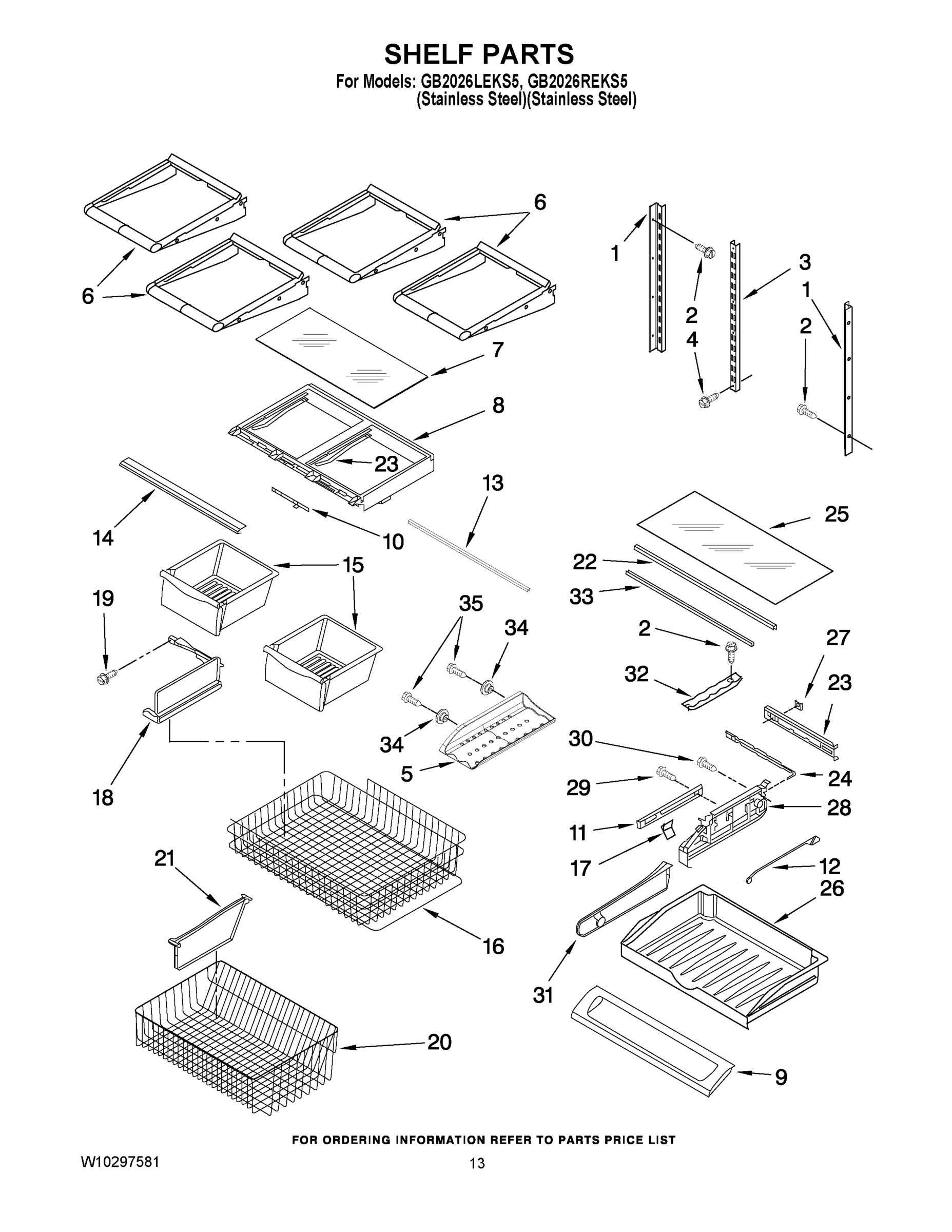 07 - SHELF PARTS
