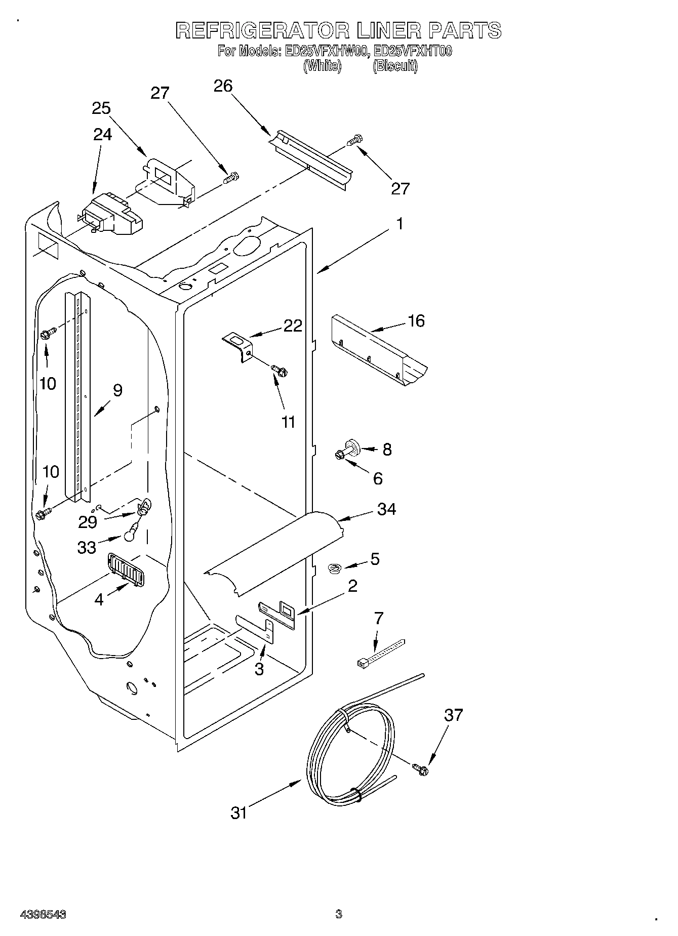 02 - REFRIGERATOR LINER