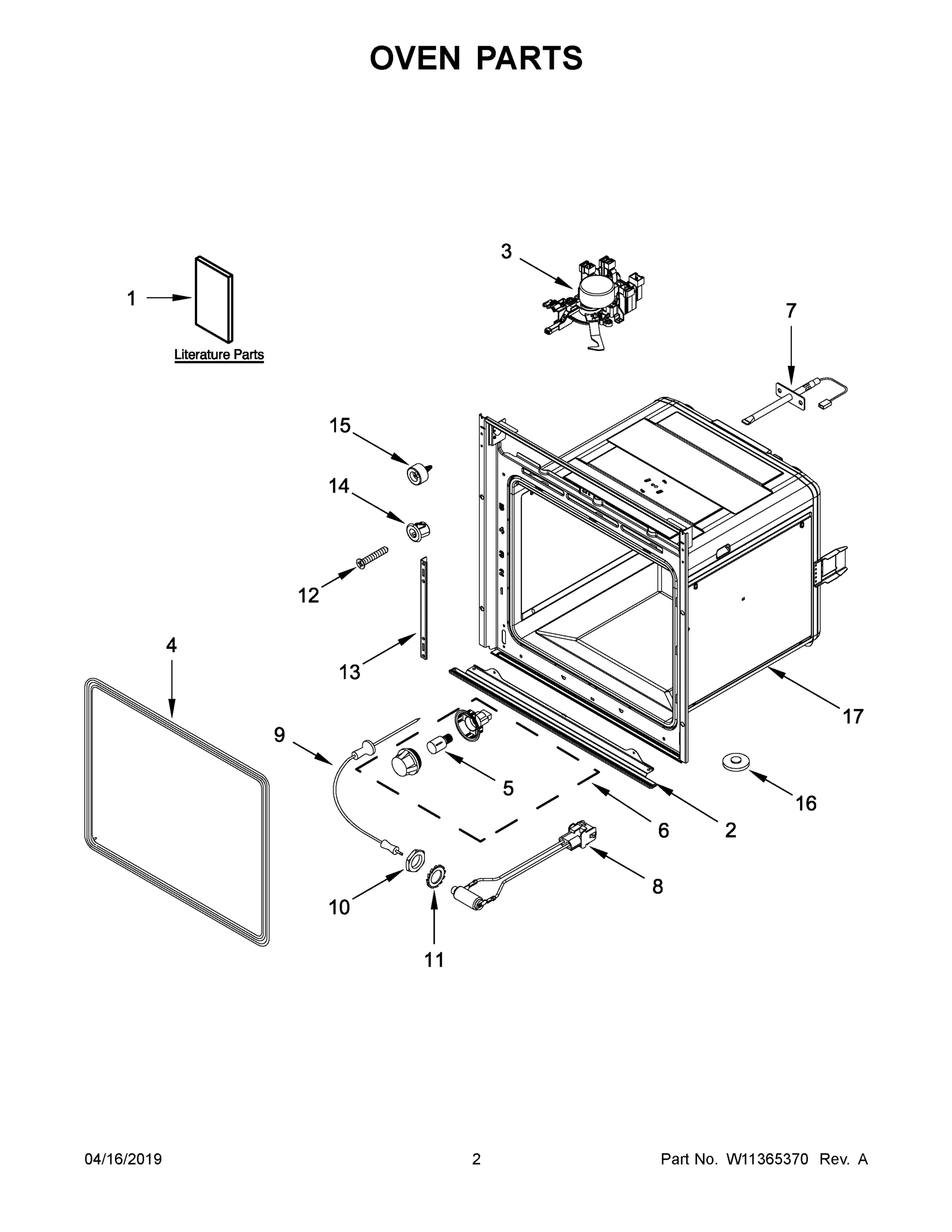 02 - OVEN PARTS