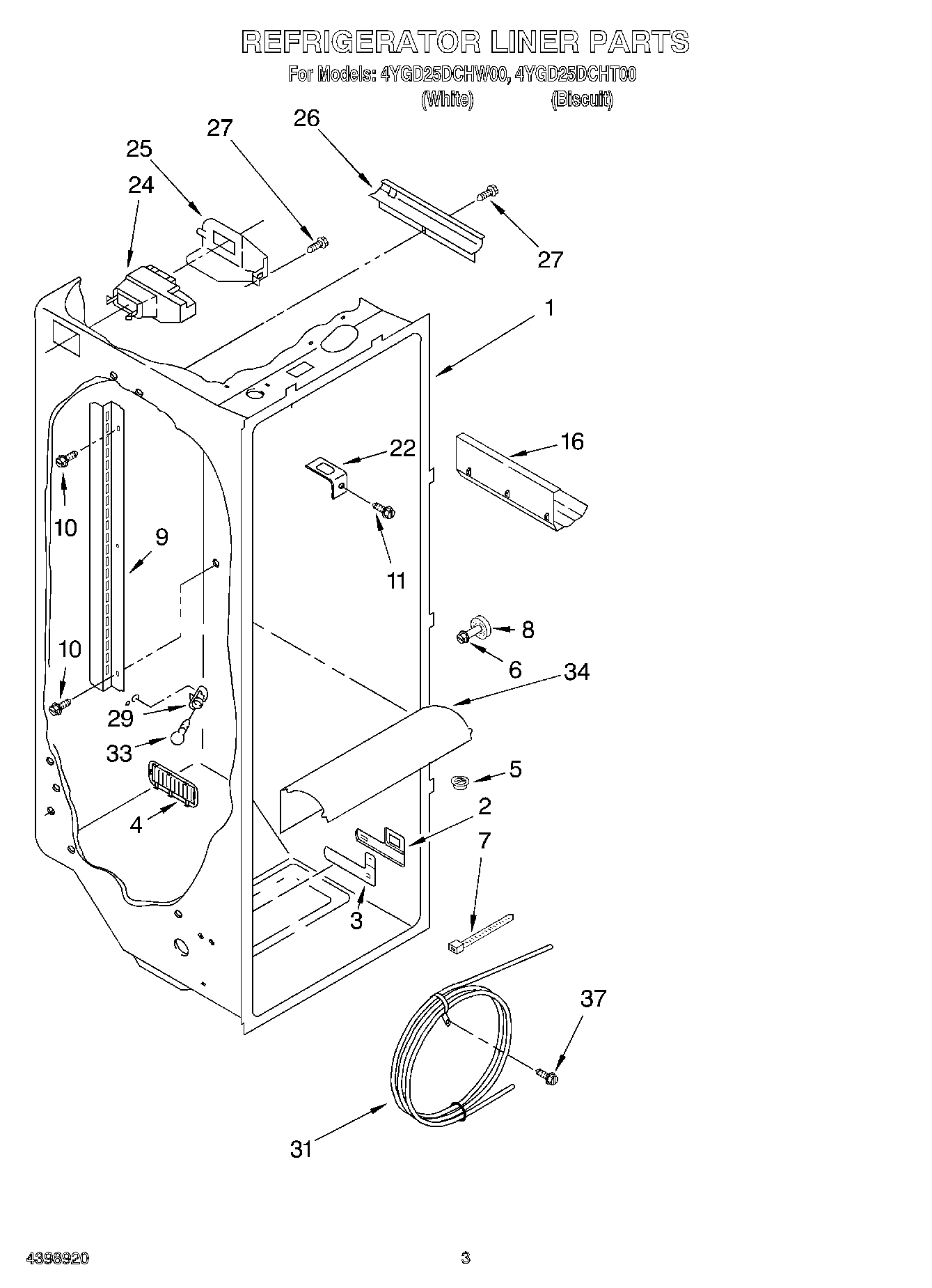 02 - REFRIGERATOR LINER