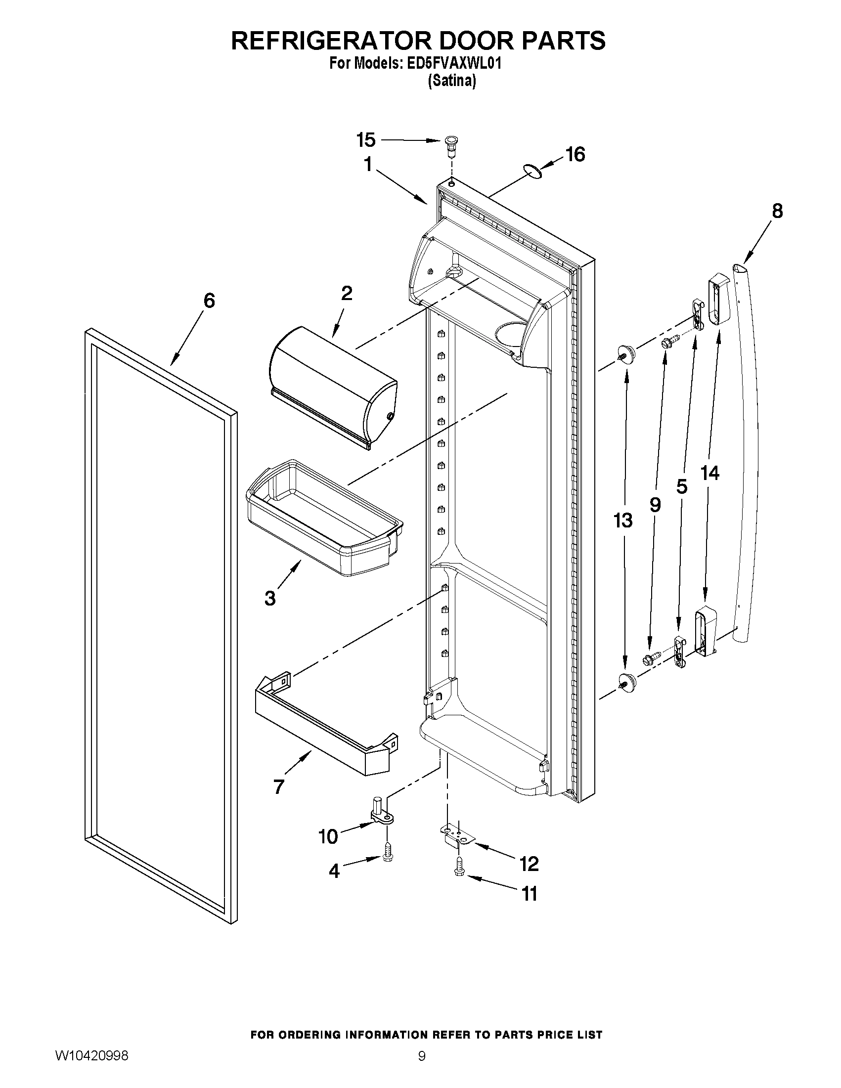 06 - REFRIGERATOR DOOR PARTS