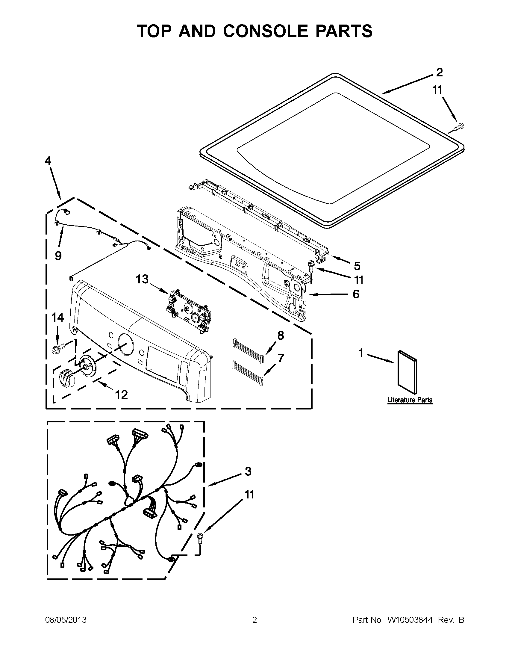 02 - TOP AND CONSOLE PARTS