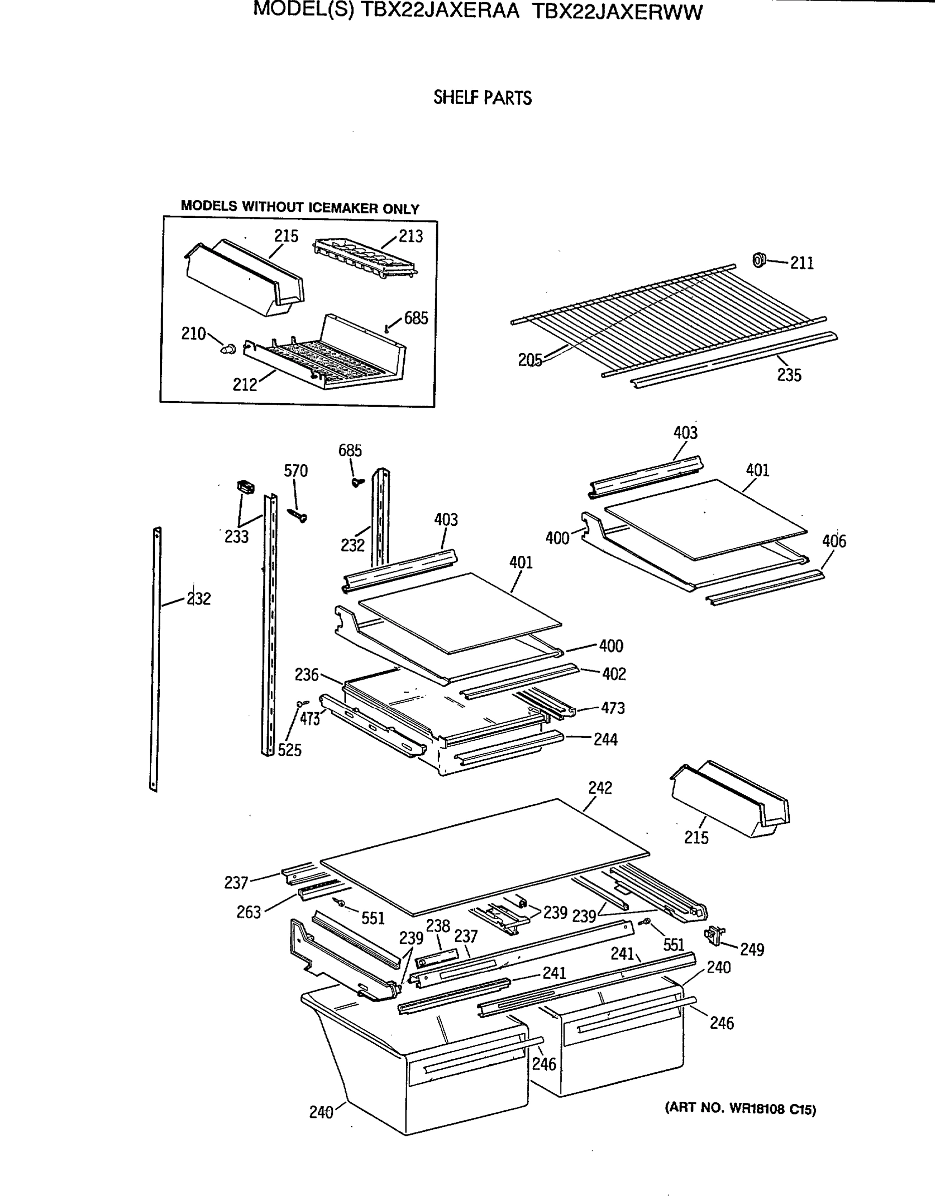 SHELF PARTS