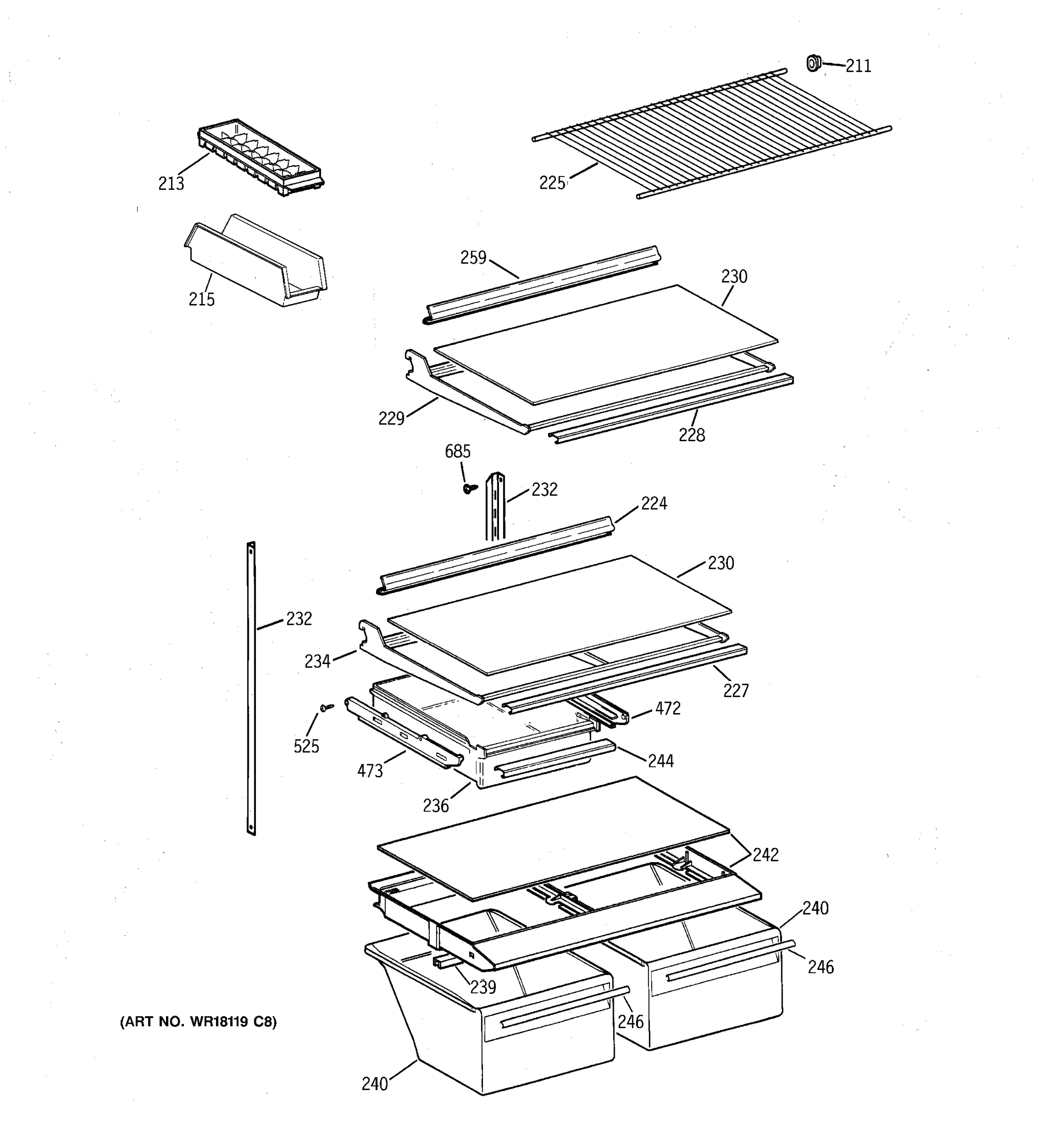 SHELF PARTS