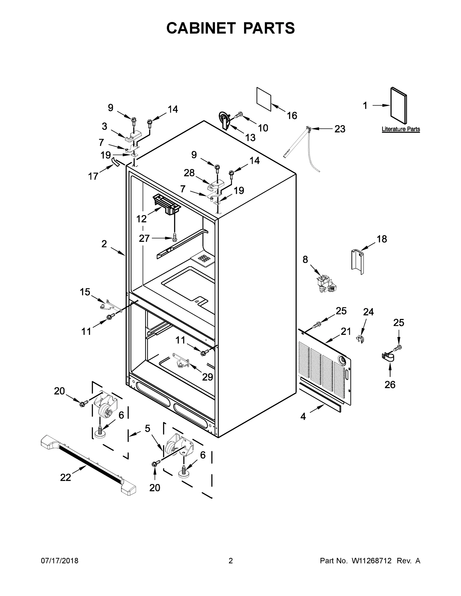 02 - CABINET PARTS