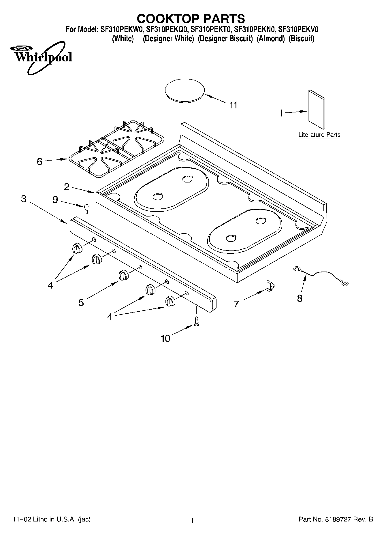 01 - COOKTOP, LITERATURE