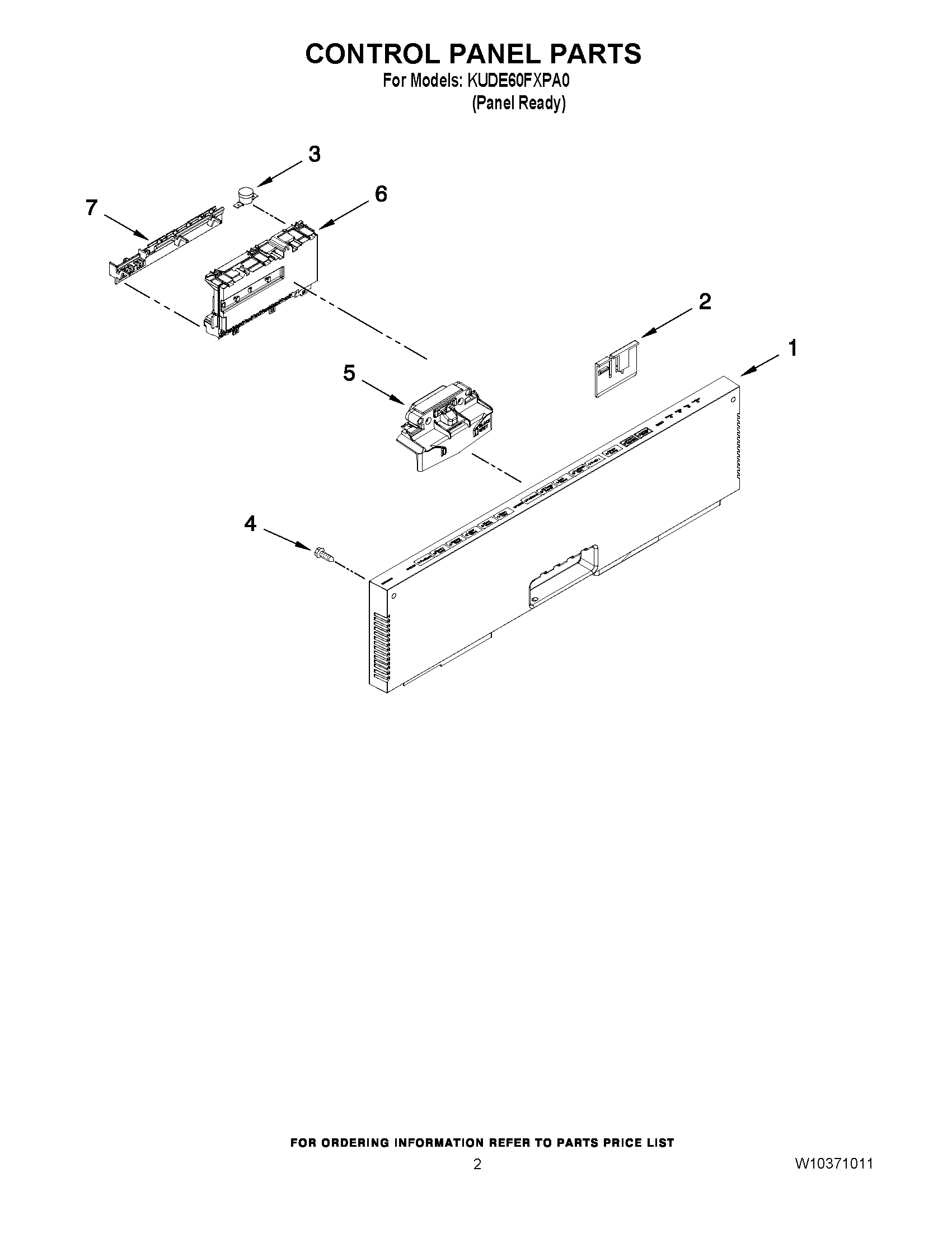 02 - CONTROL PANEL PARTS