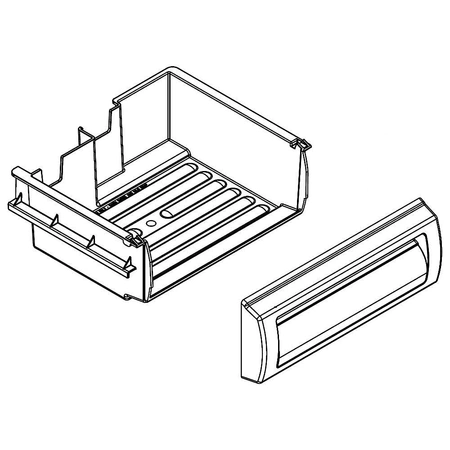 W10407626 Whirlpool Refrigerator Meat Pan