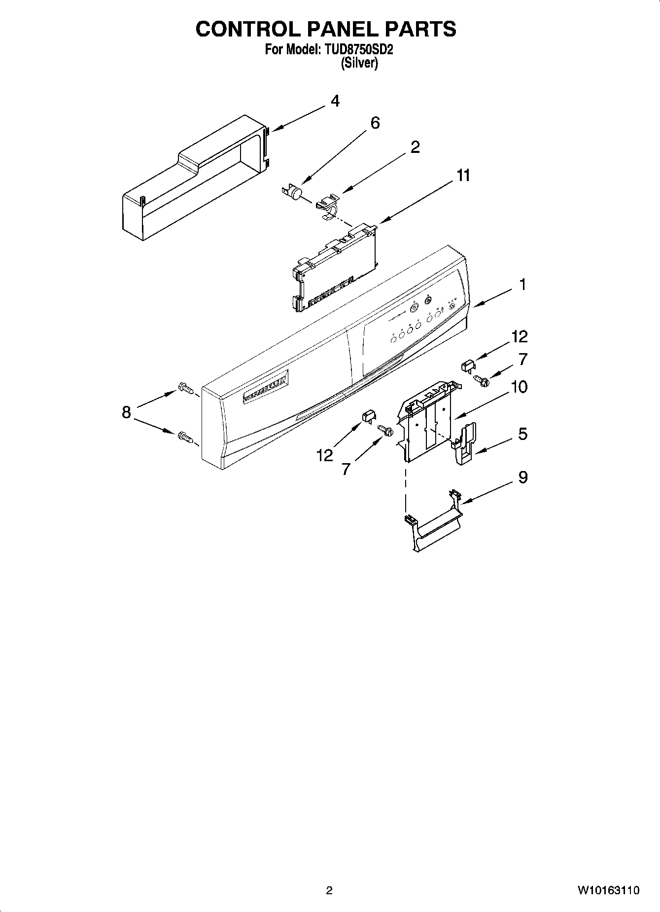 02 - CONTROL PANEL PARTS