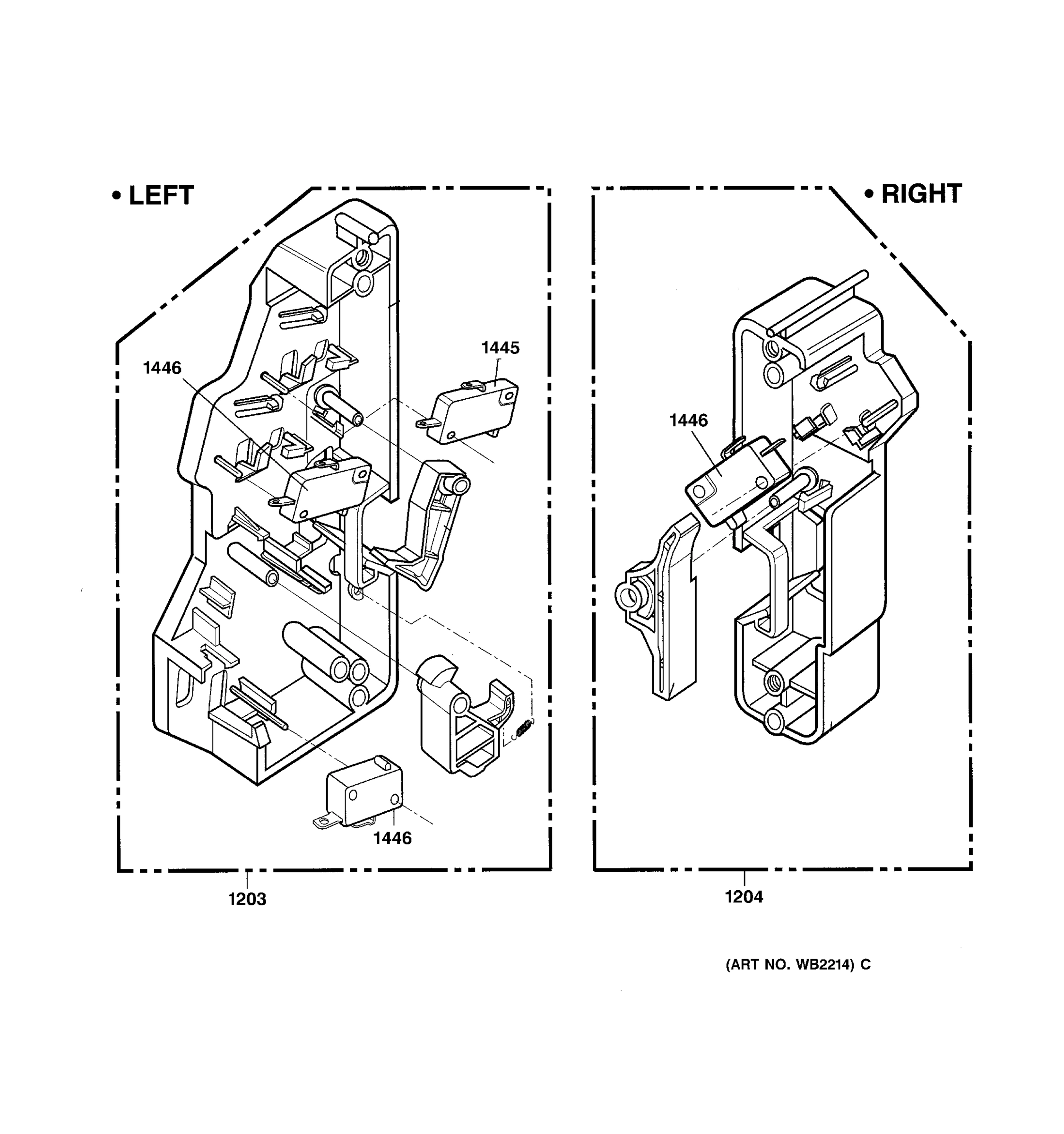 LATCH BOARD PARTS