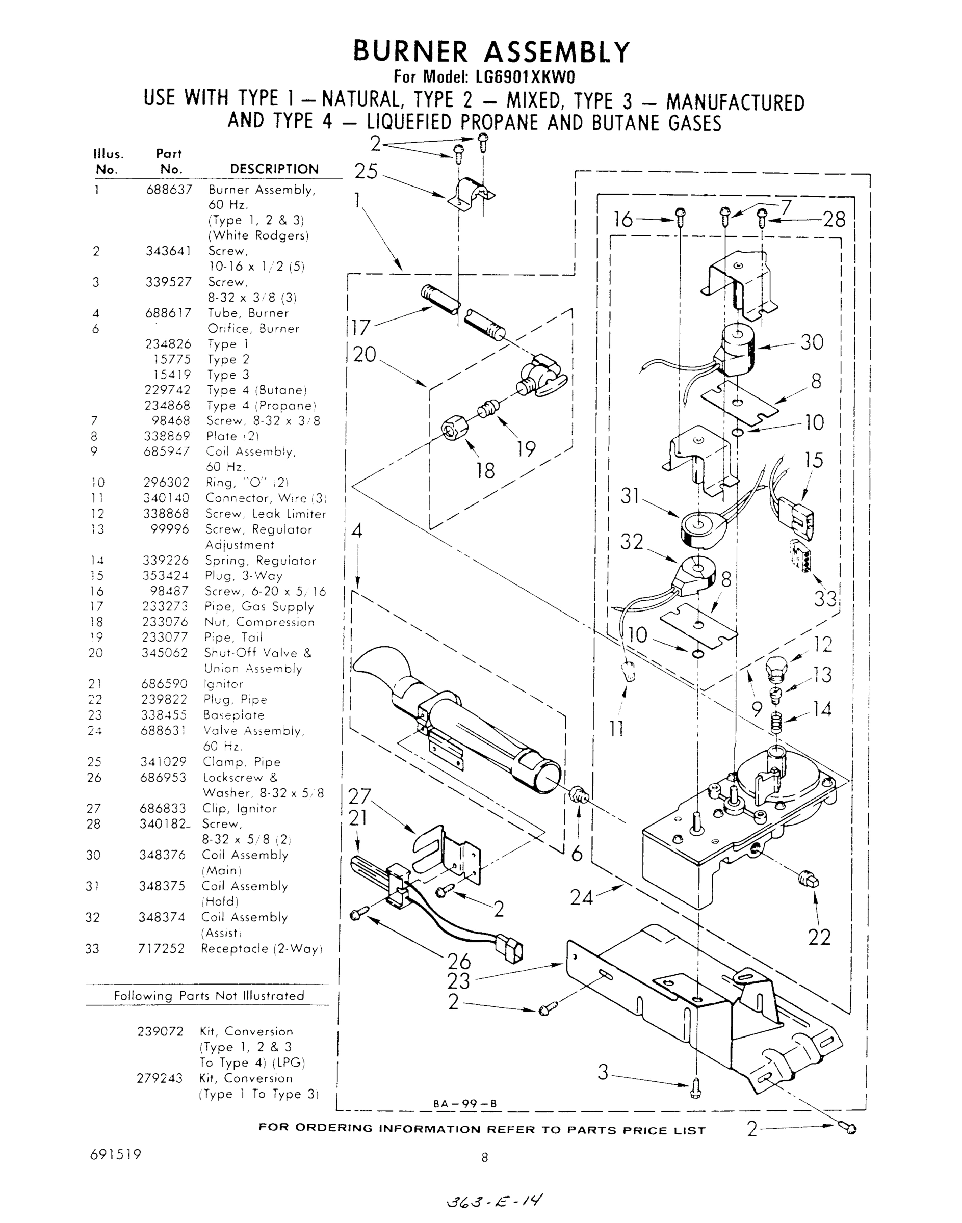 06 - 688637 BURNER