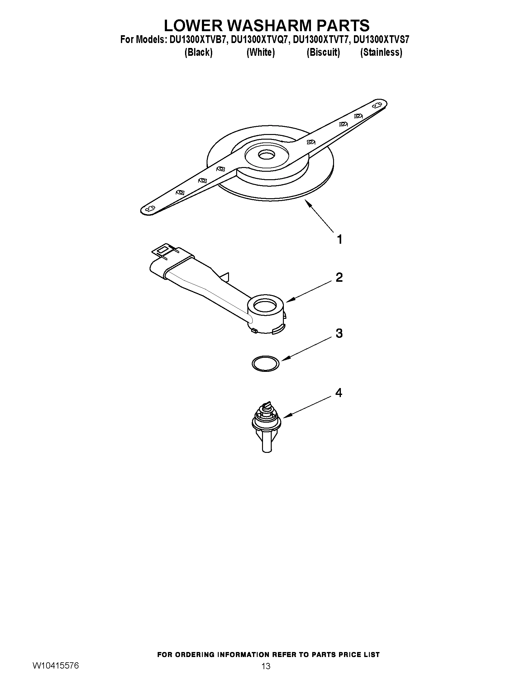 11 - LOWER WASHARM PARTS