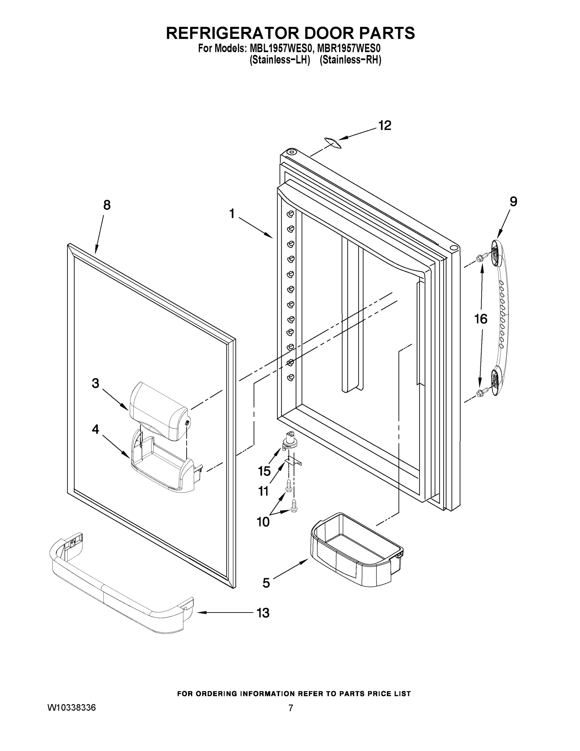 04 - REFRIGERATOR DOOR PARTS