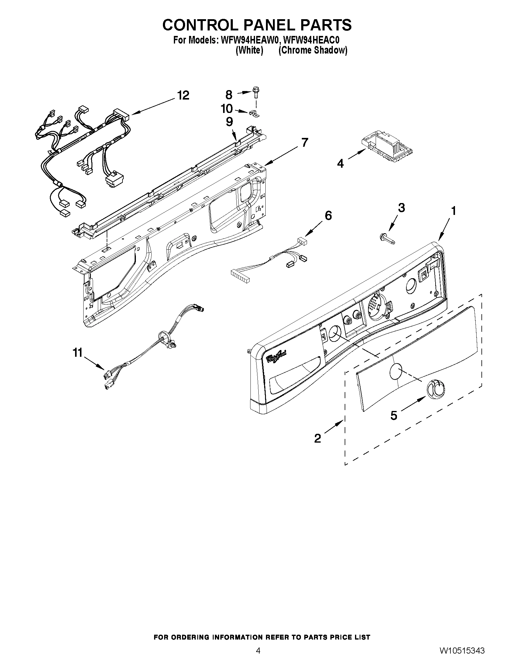03 - CONTROL PANEL PARTS