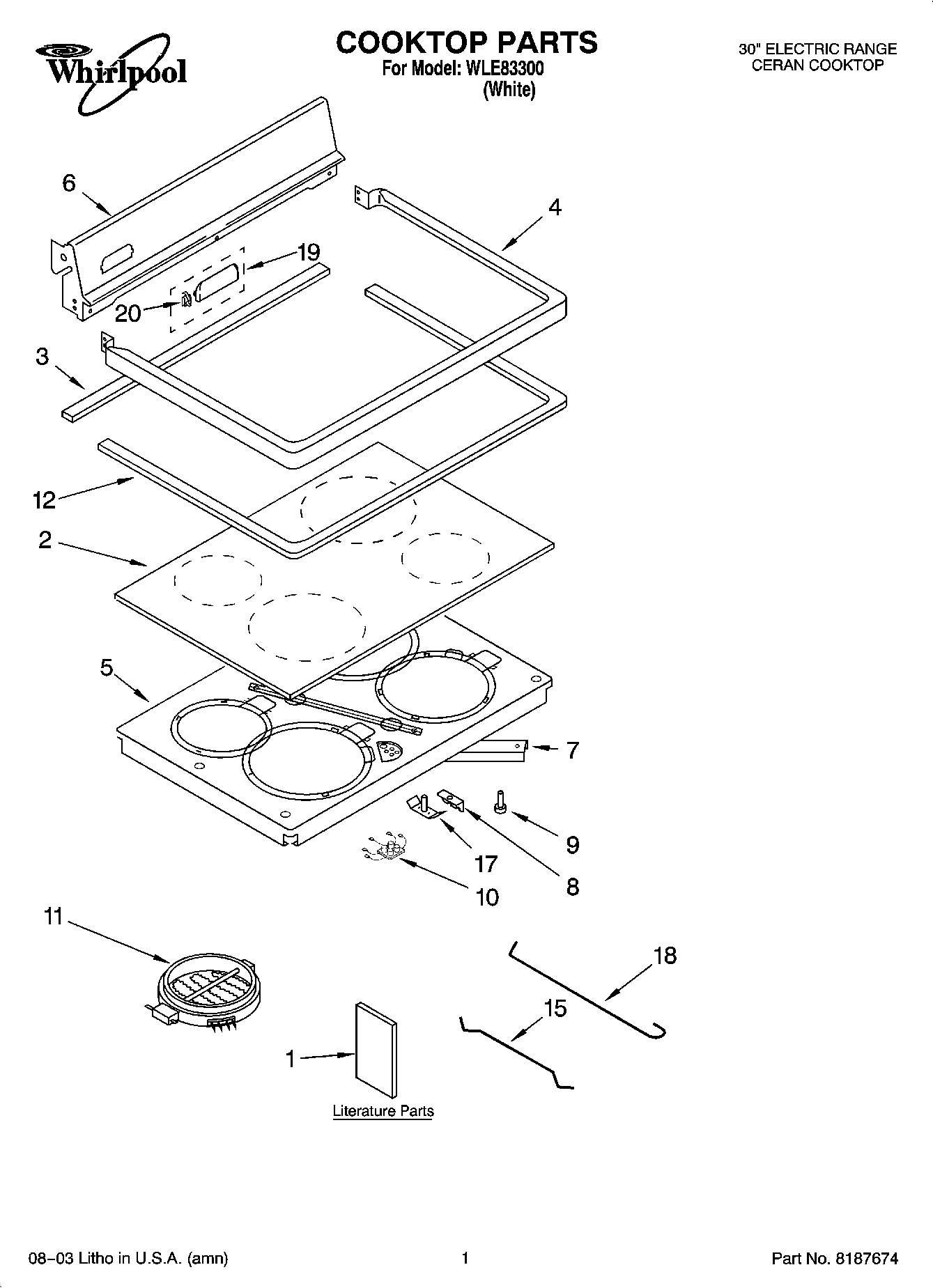 01 - COOKTOP PARTS