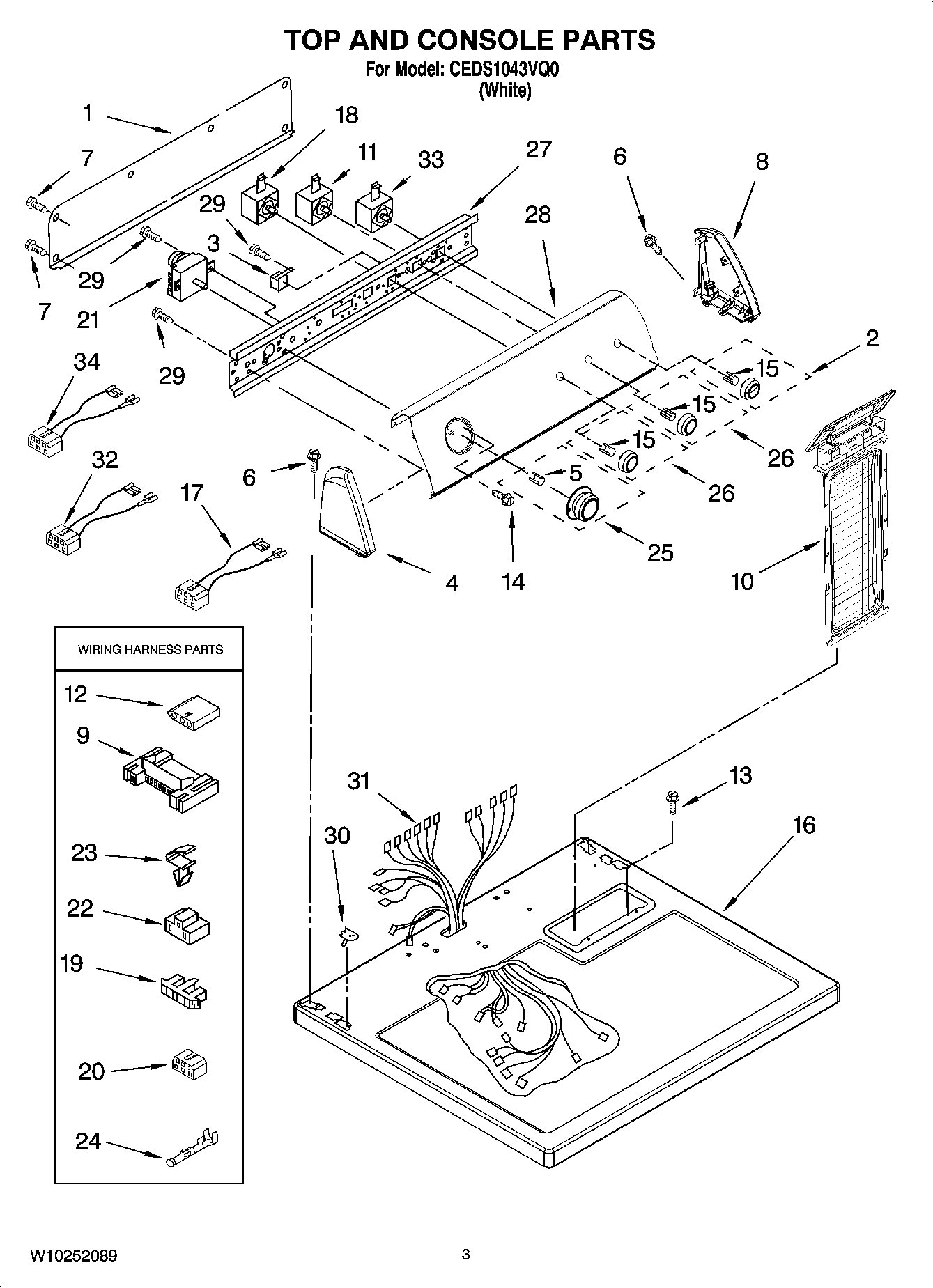 02 - TOP AND CONSOLE PARTS