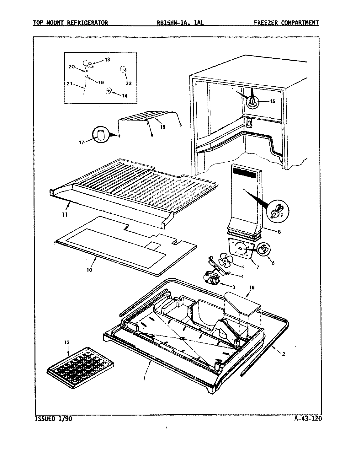 01 - FREEZER COMPARTMENT