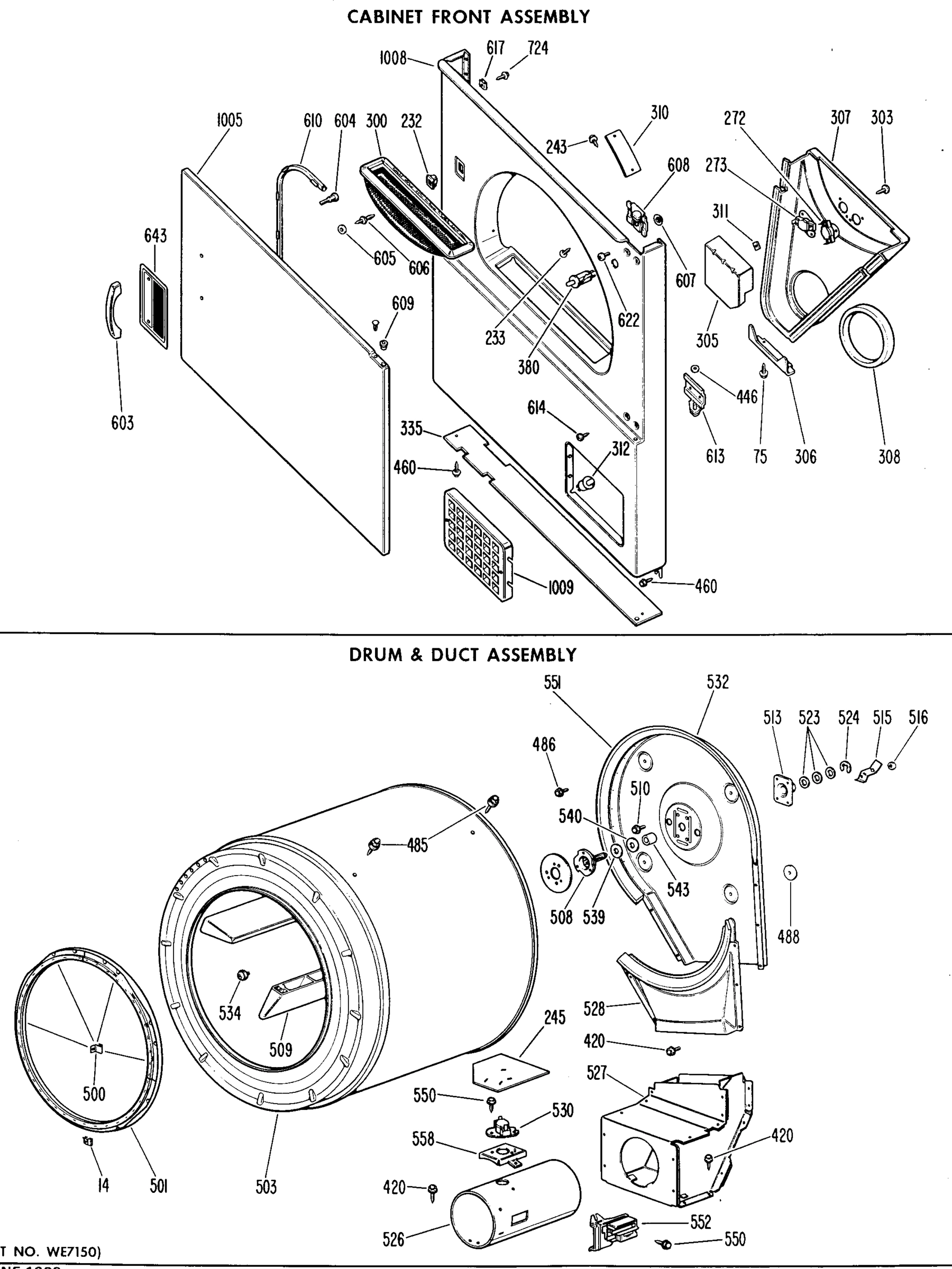 CABINET FRONT ASSEMBLY