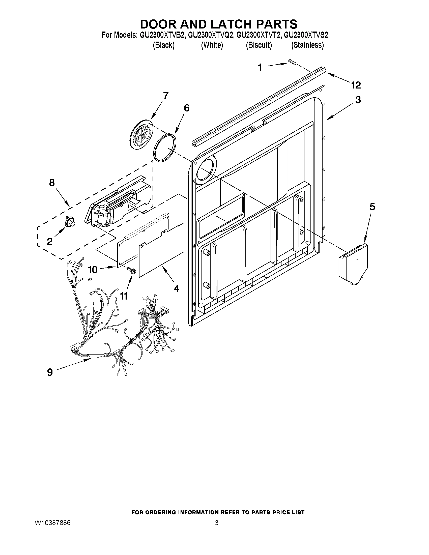 03 - DOOR AND LATCH PARTS