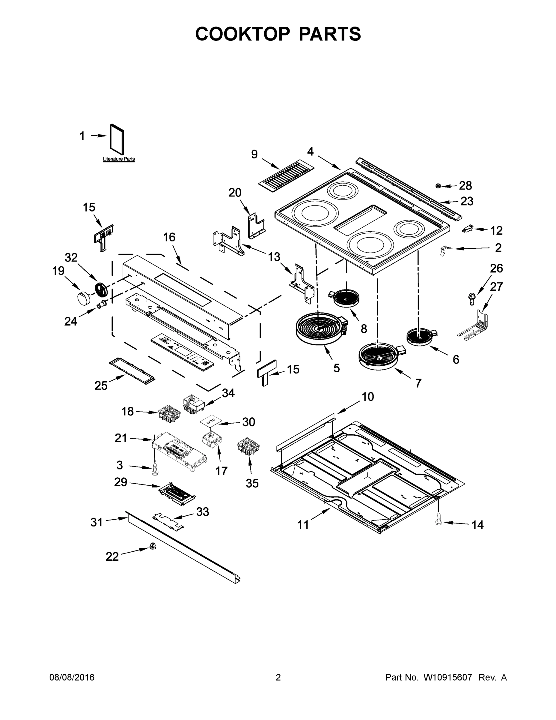 02 - COOKTOP PARTS