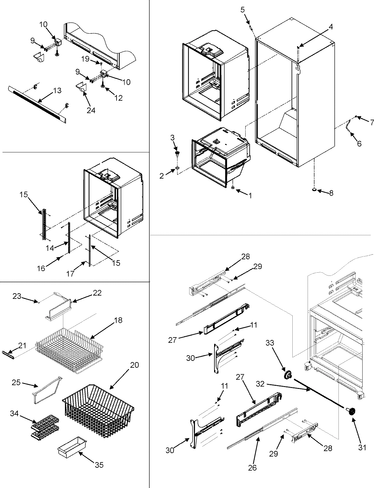 07 - INTERIOR CABINET & FREEZER SHELVES