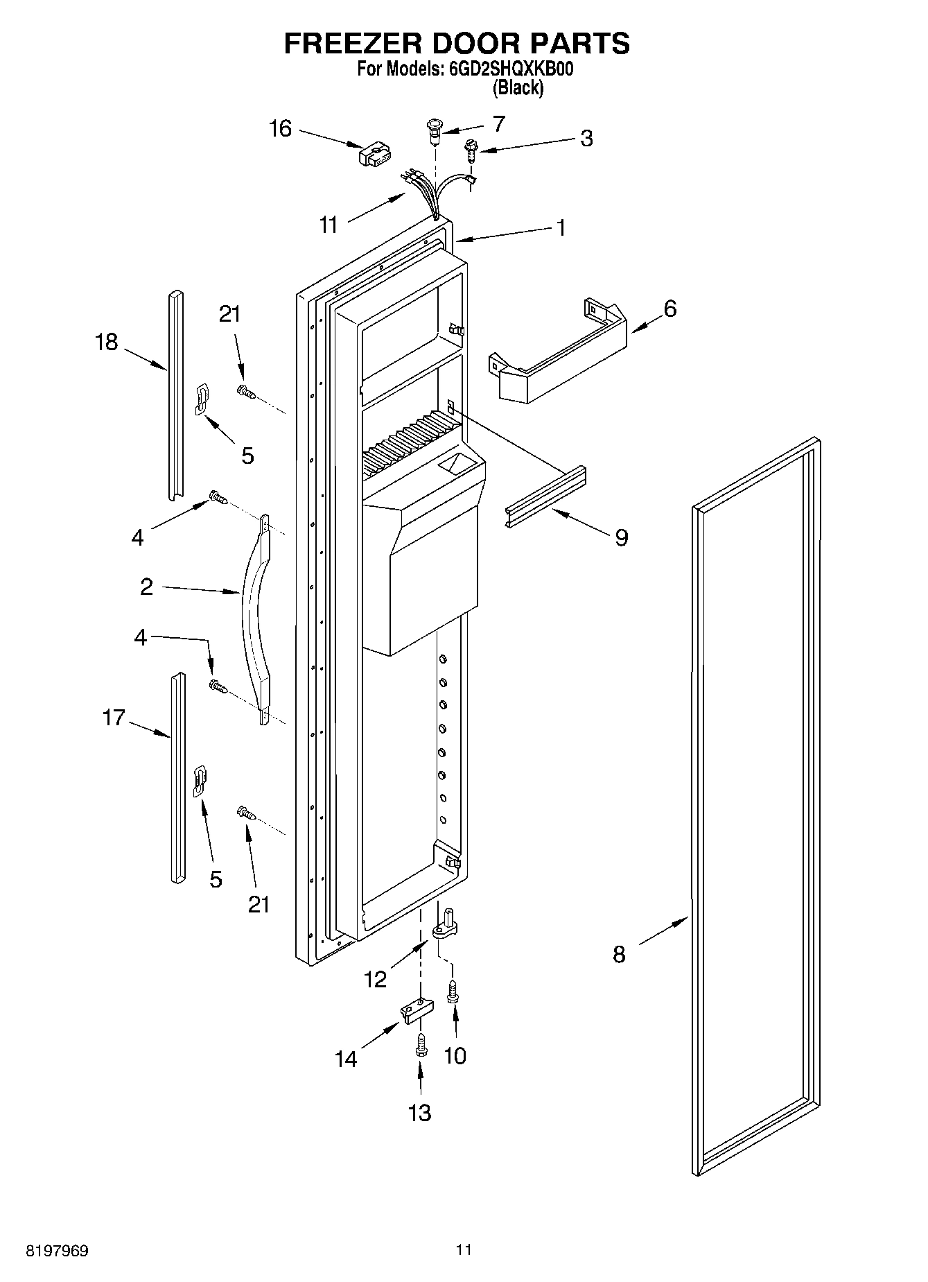 08 - FREEZER DOOR