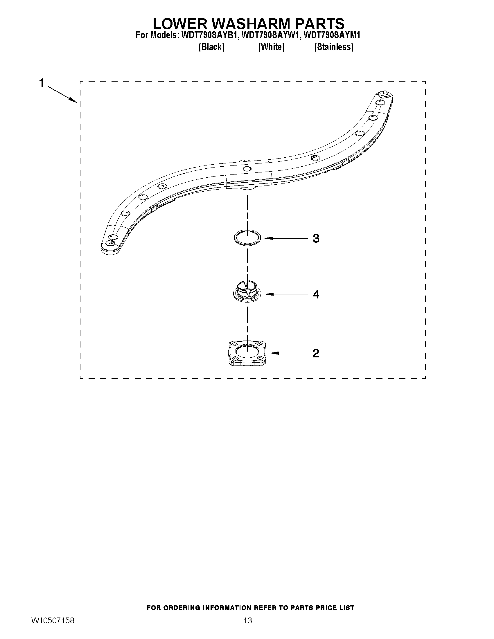 11 - LOWER WASHARM PARTS