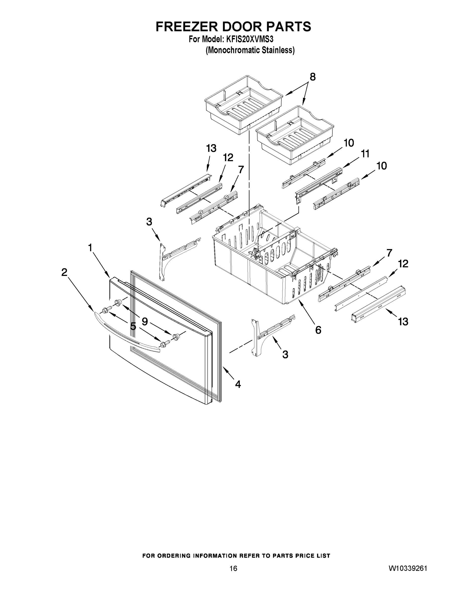 09 - FREEZER DOOR PARTS