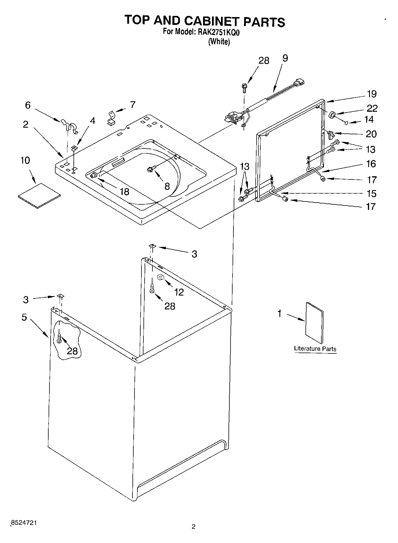 02 - TOP AND CABINET, LITERATURE