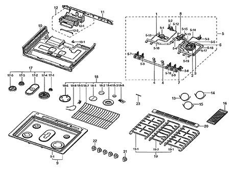 COOKTOP ASSEMBLY