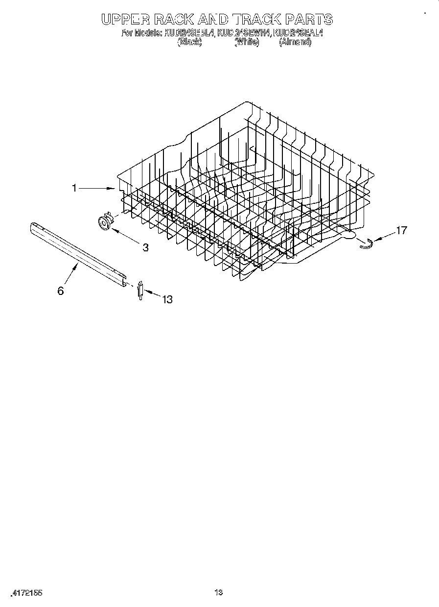 10 - UPPER RACK AND TRACK