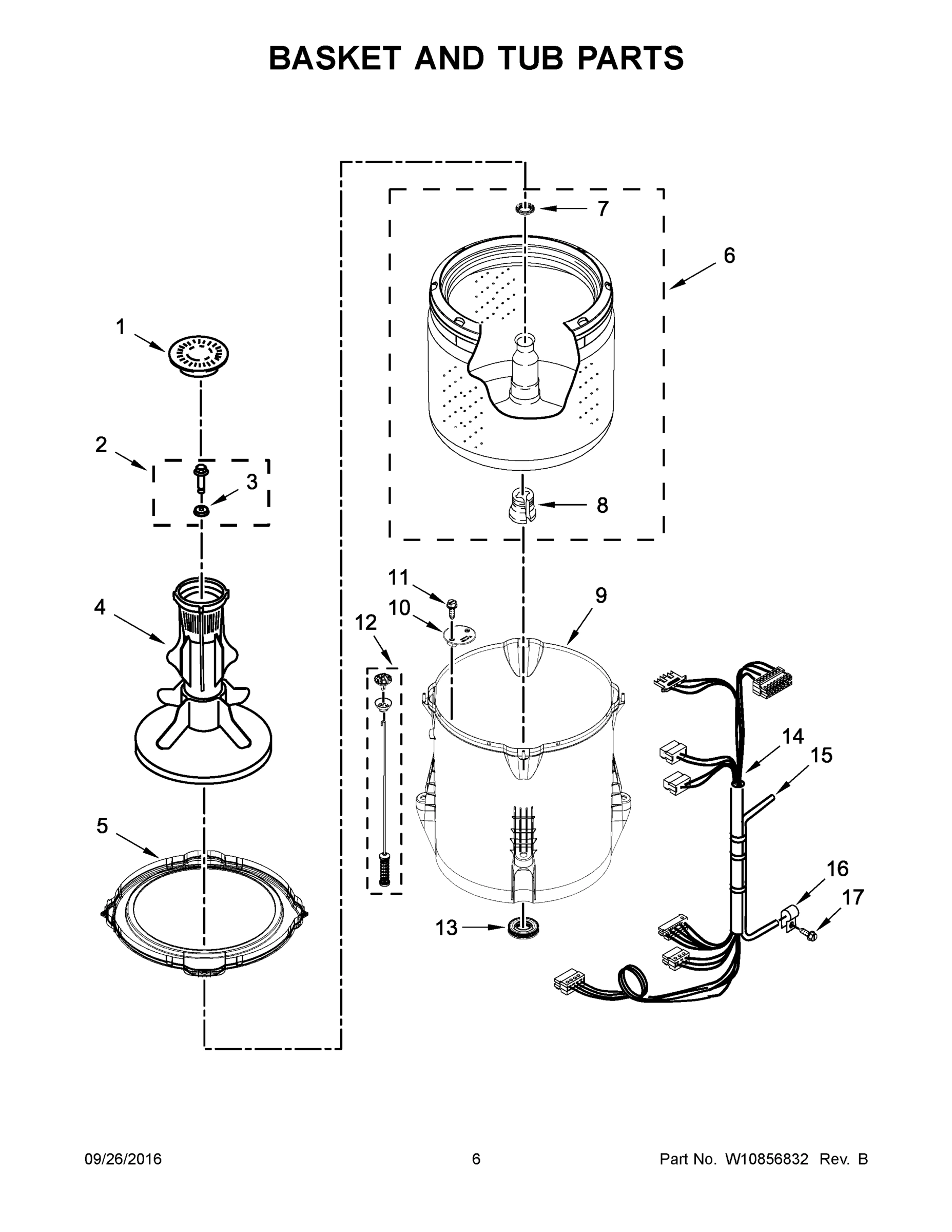 04 - BASKET AND TUB PARTS