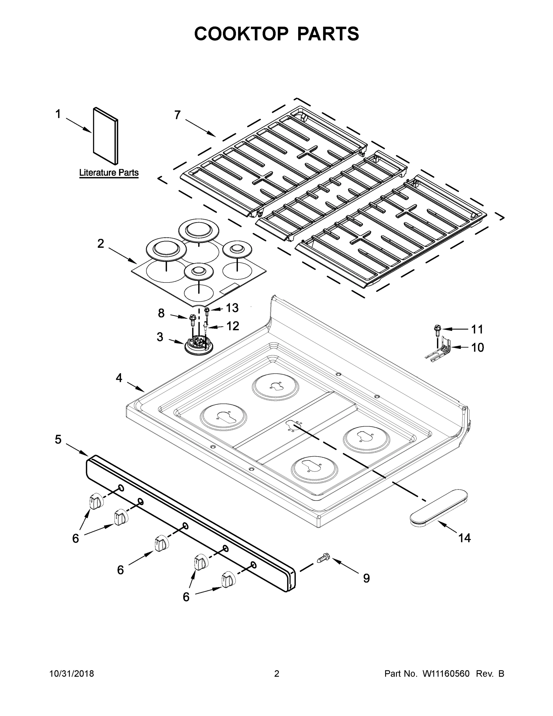 02 - COOKTOP PARTS