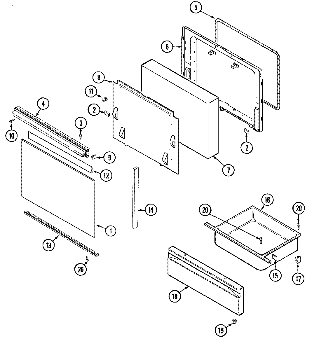 03 - DOOR/DRAWER (CE3832SRx)
