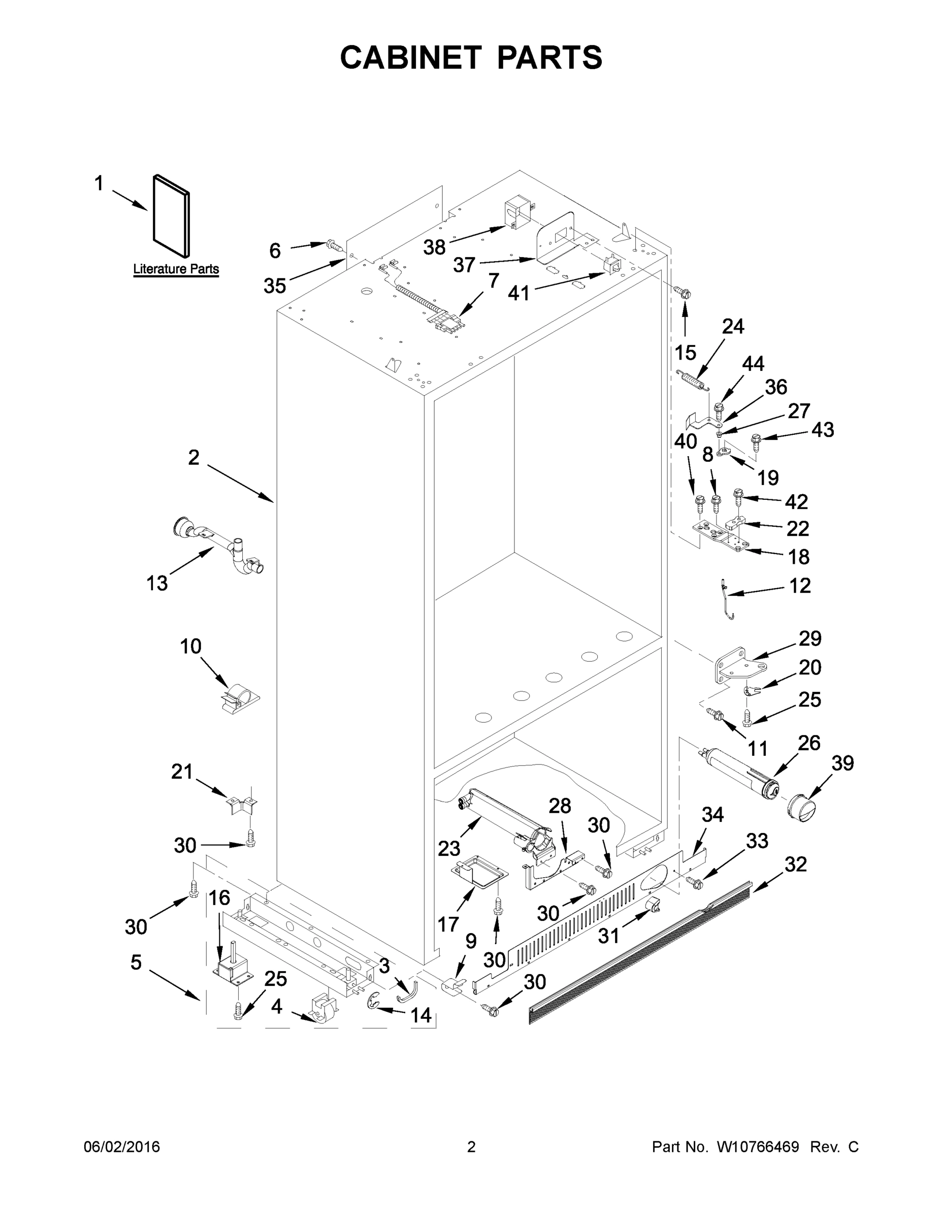 02 - CABINET PARTS