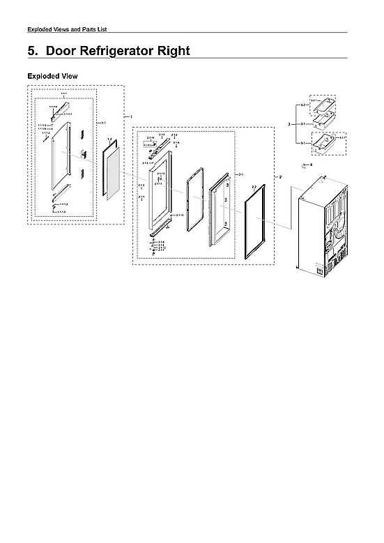 Right Refrigerator Door