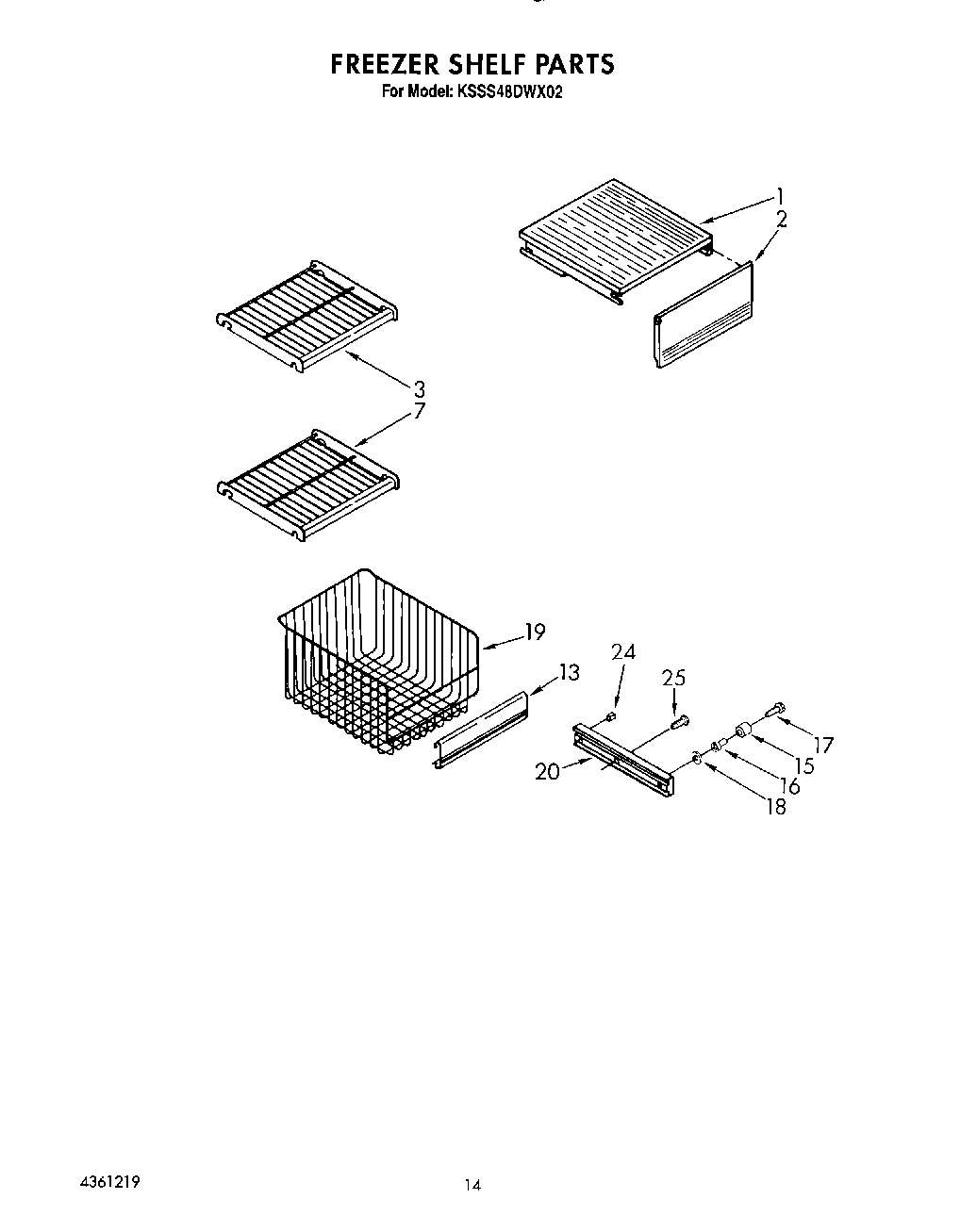 10 - FREEZER SHELF