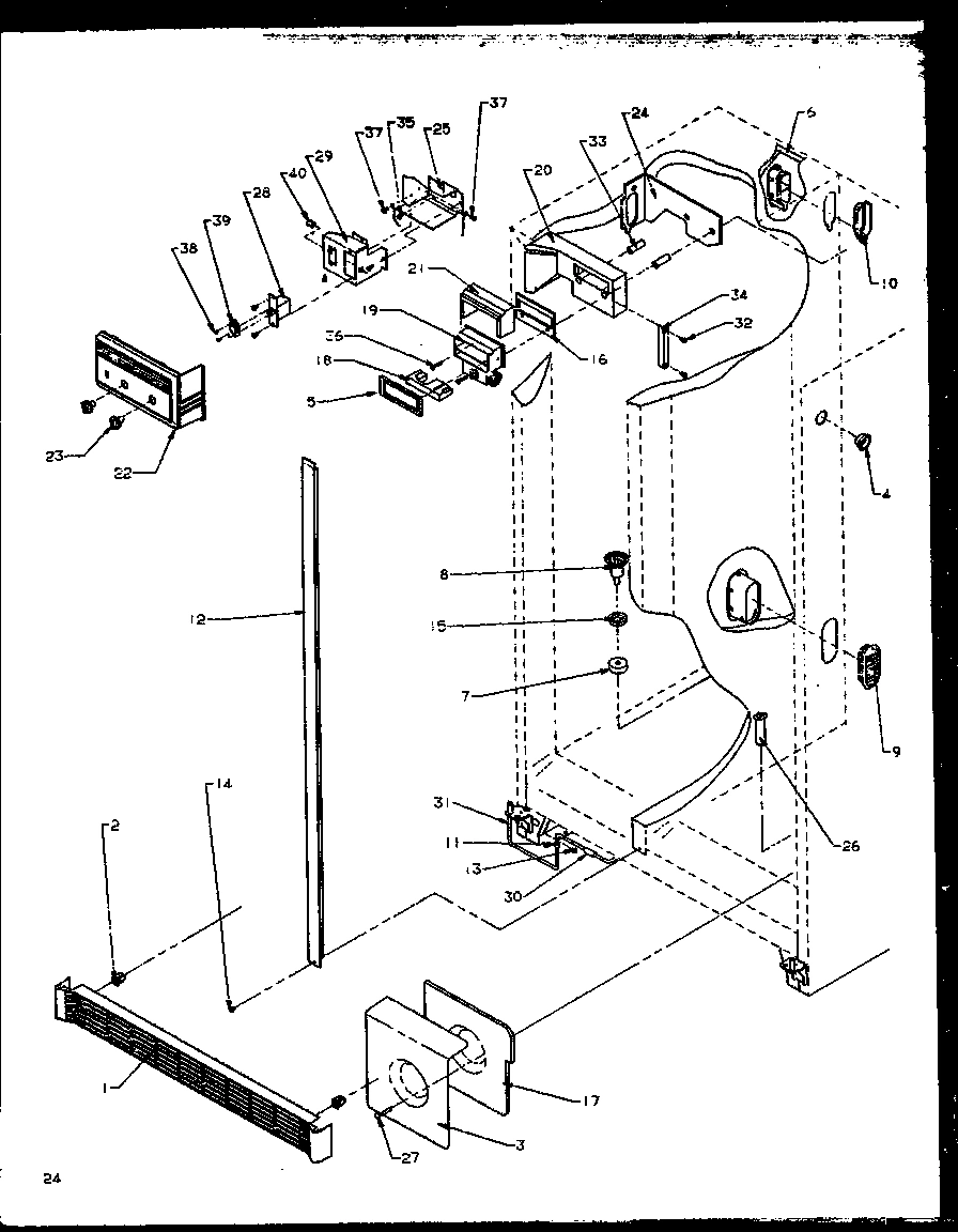 15 - REF/FZ CONTROLS AND CABINET PARTS